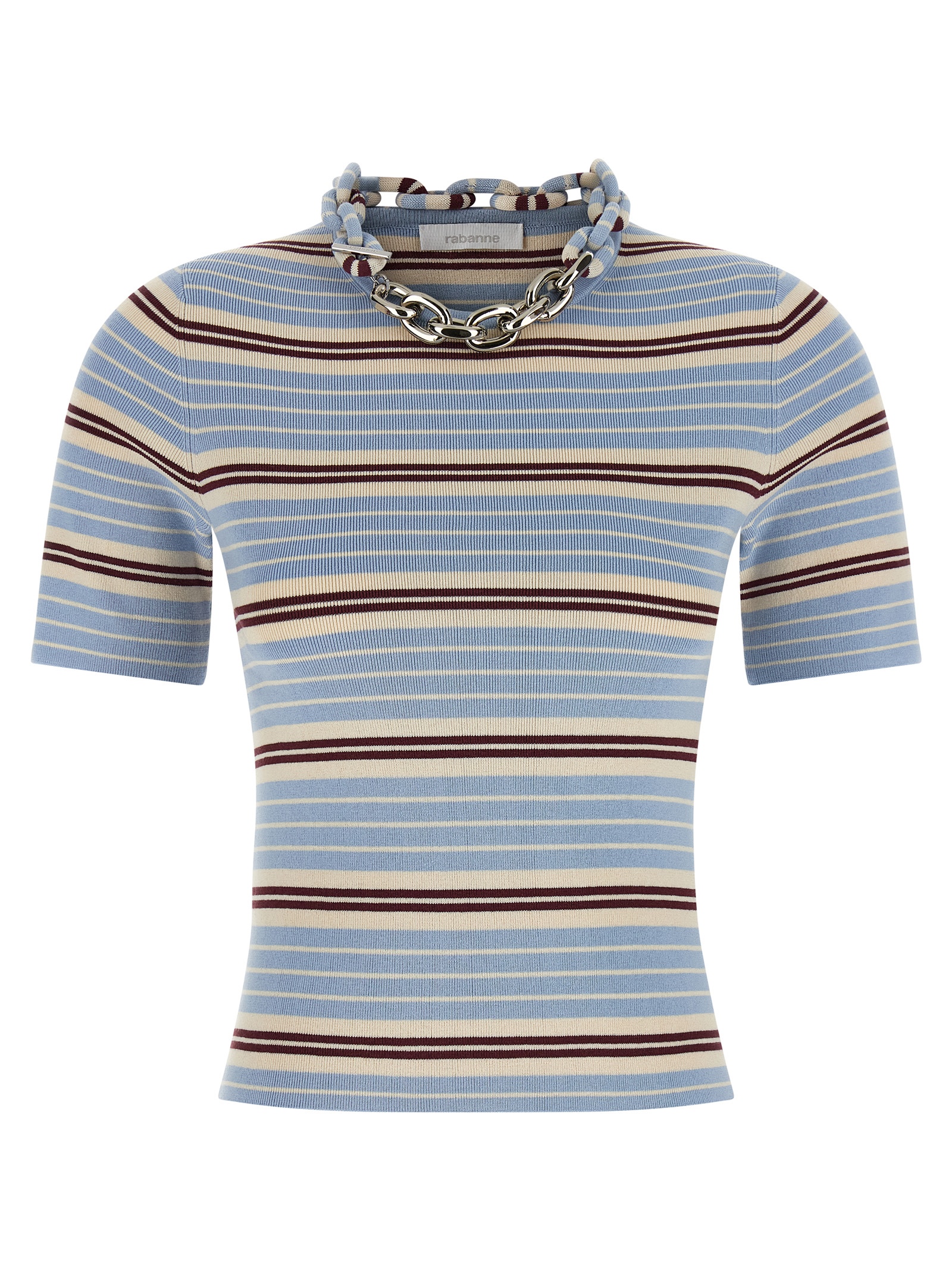 Blue Textile T-Shirt