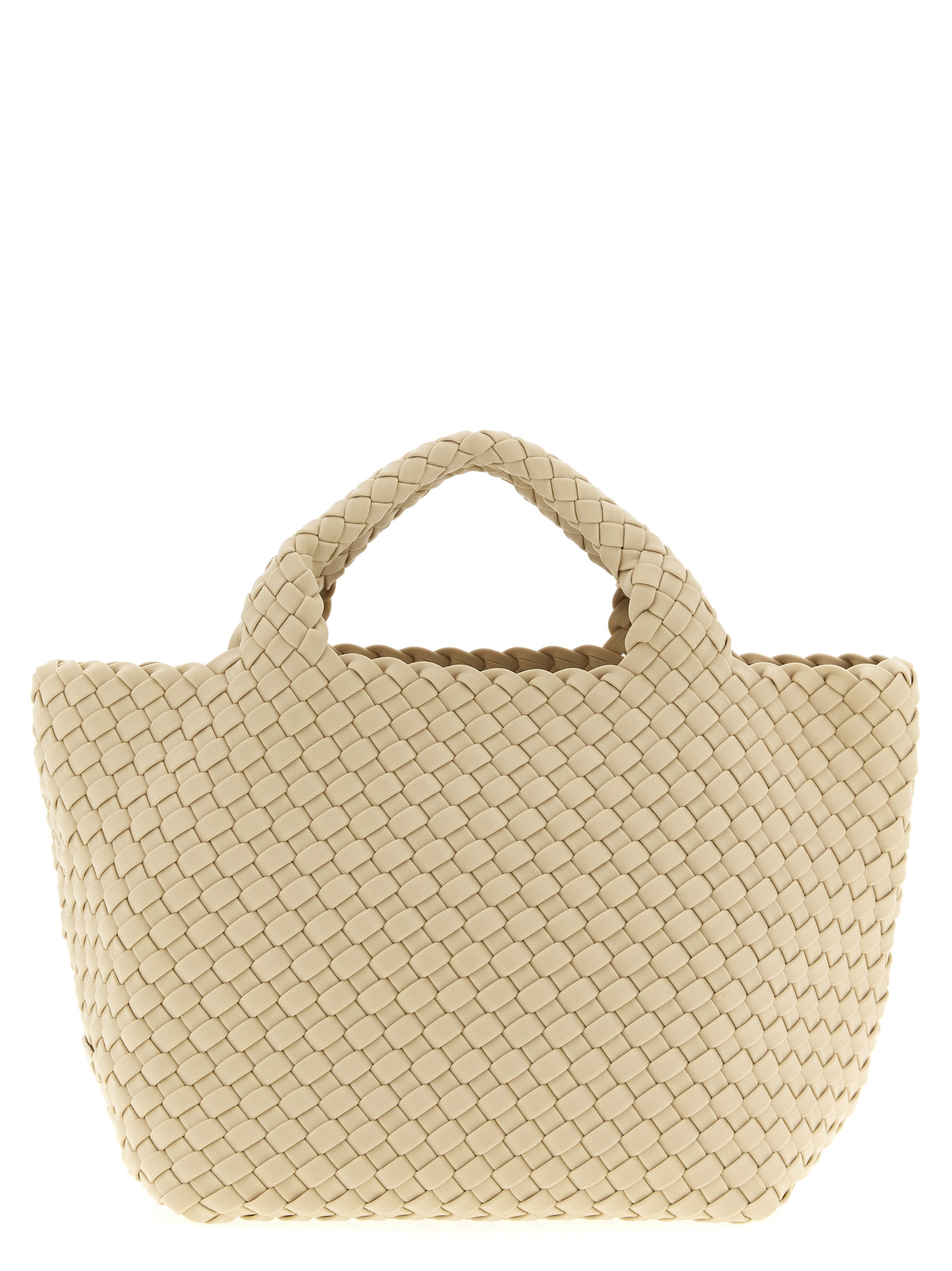 Beige Neoprene Tote Bag