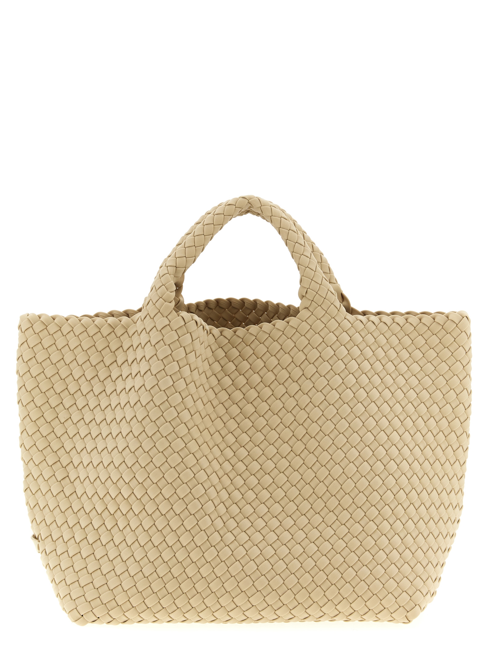 Beige Neoprene Tote Bag