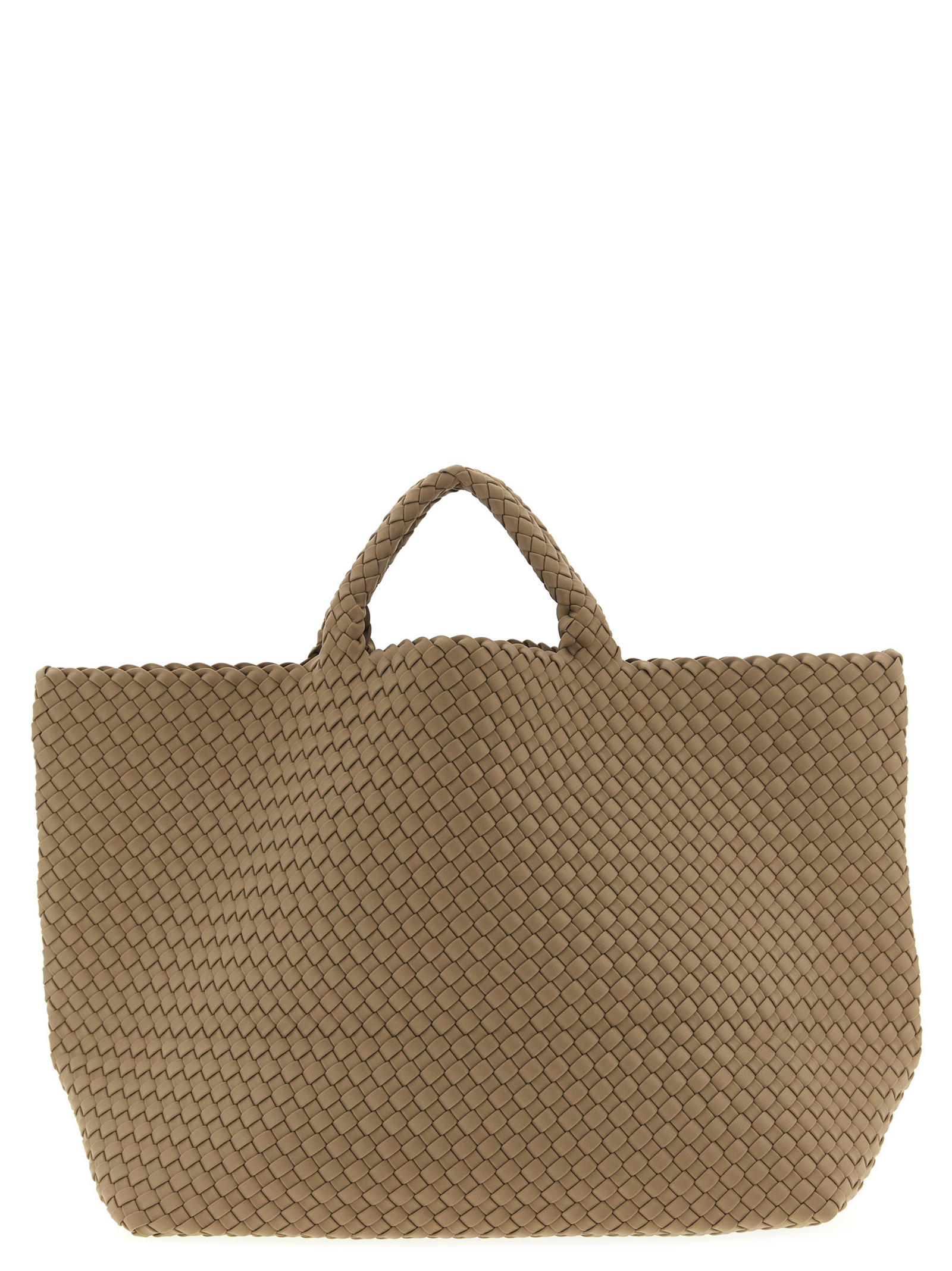 Beige Neoprene Tote Bag