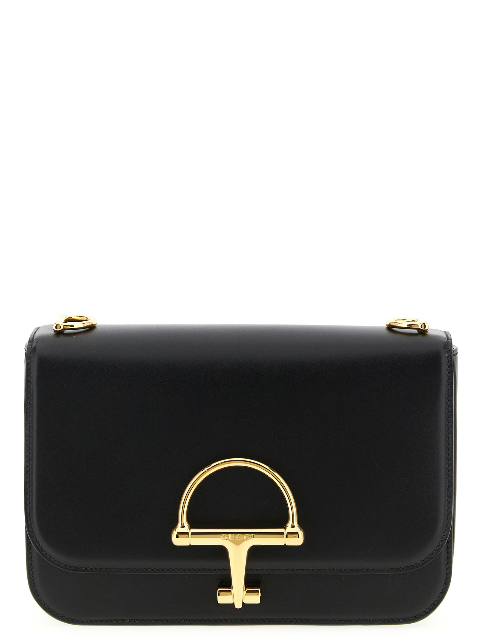 Gucci Black Calfskin Shoulder Bag - Women