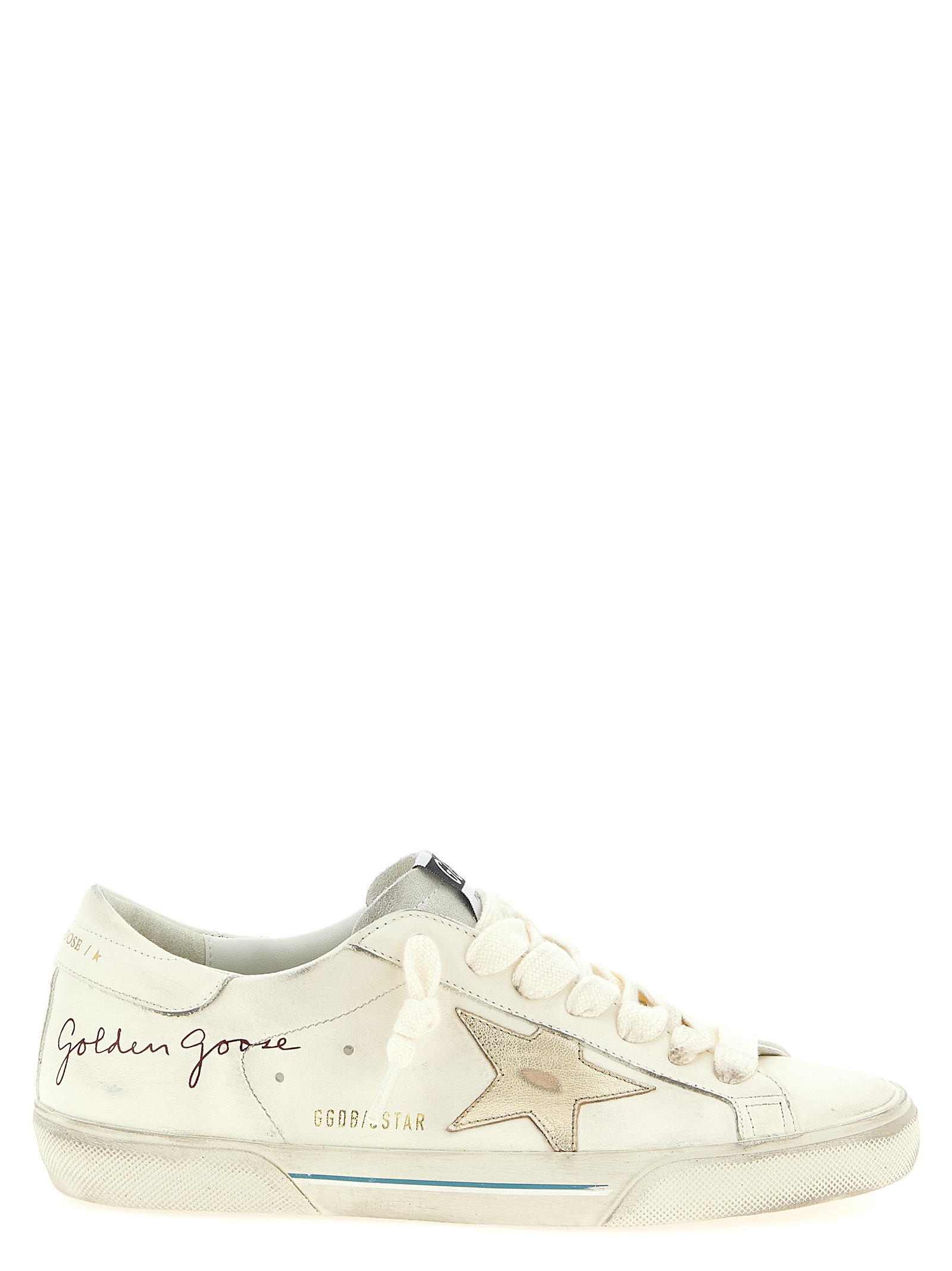 White Cowhide Low Top Sneakers