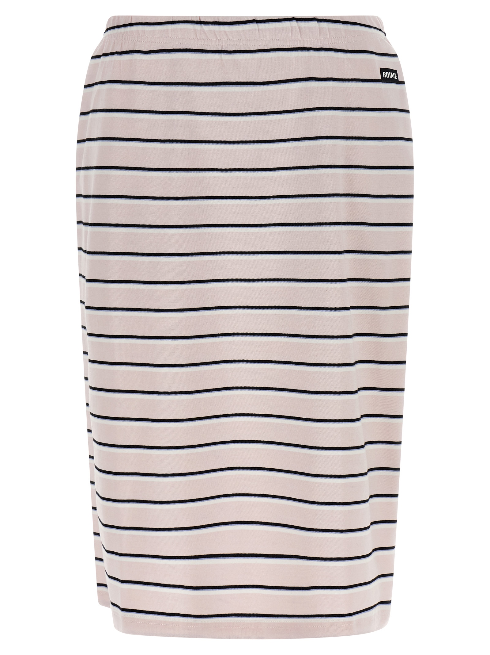 Multicolor Cotton Midi Skirt