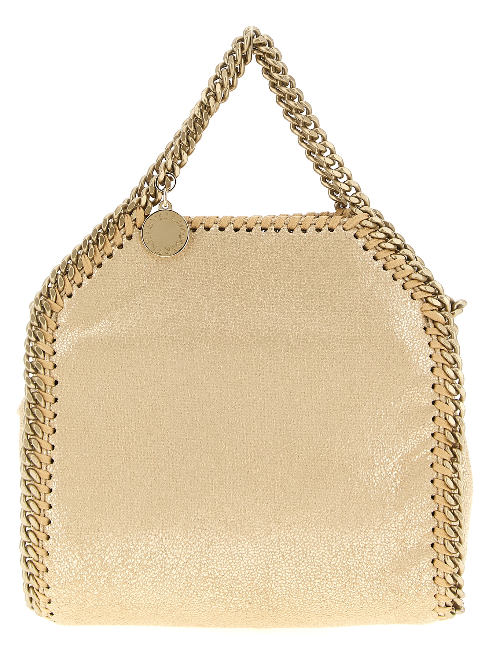 Gold Polyester Handbag