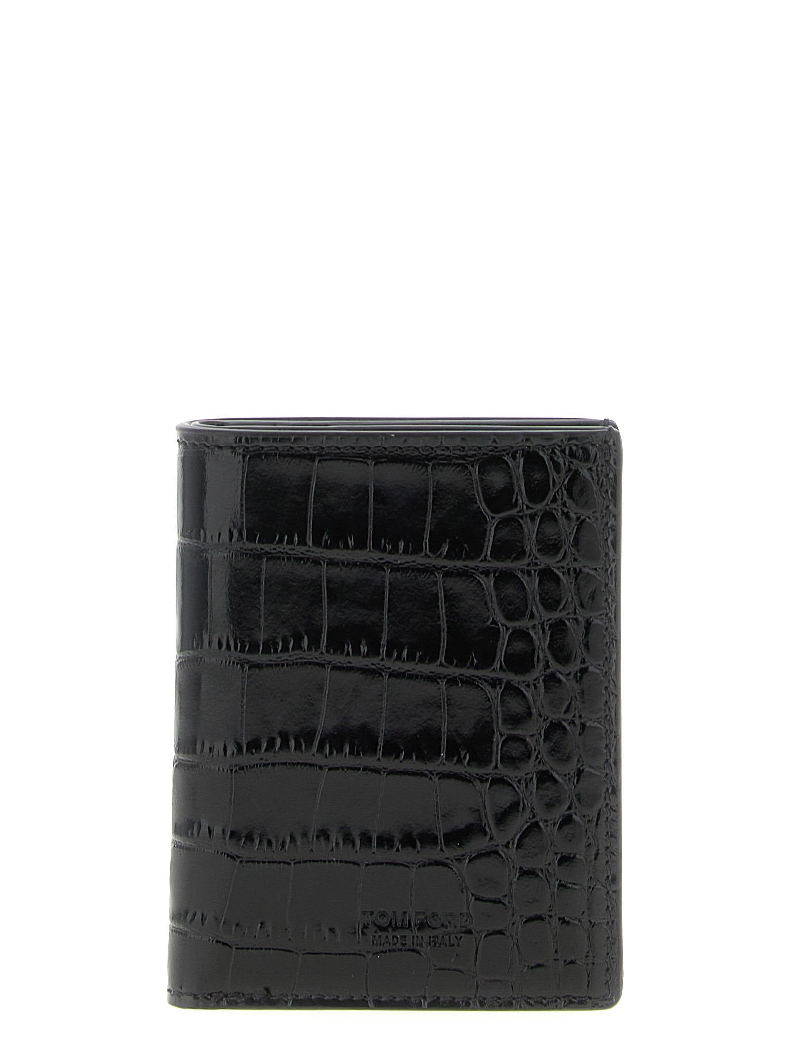 Tom Ford Black Calfskin Cardholder Accessory - Men