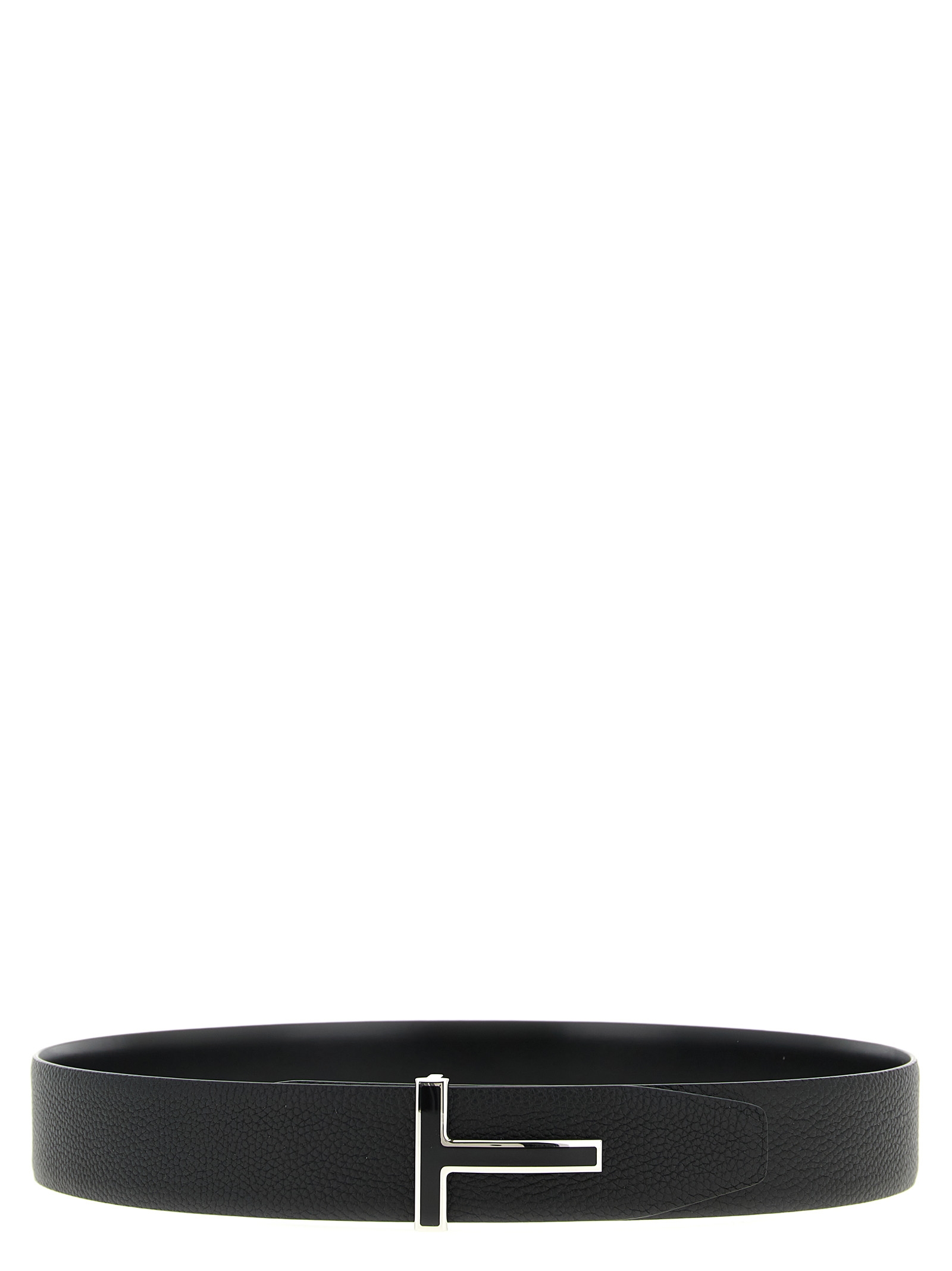 Black Calfskin Regular Belt