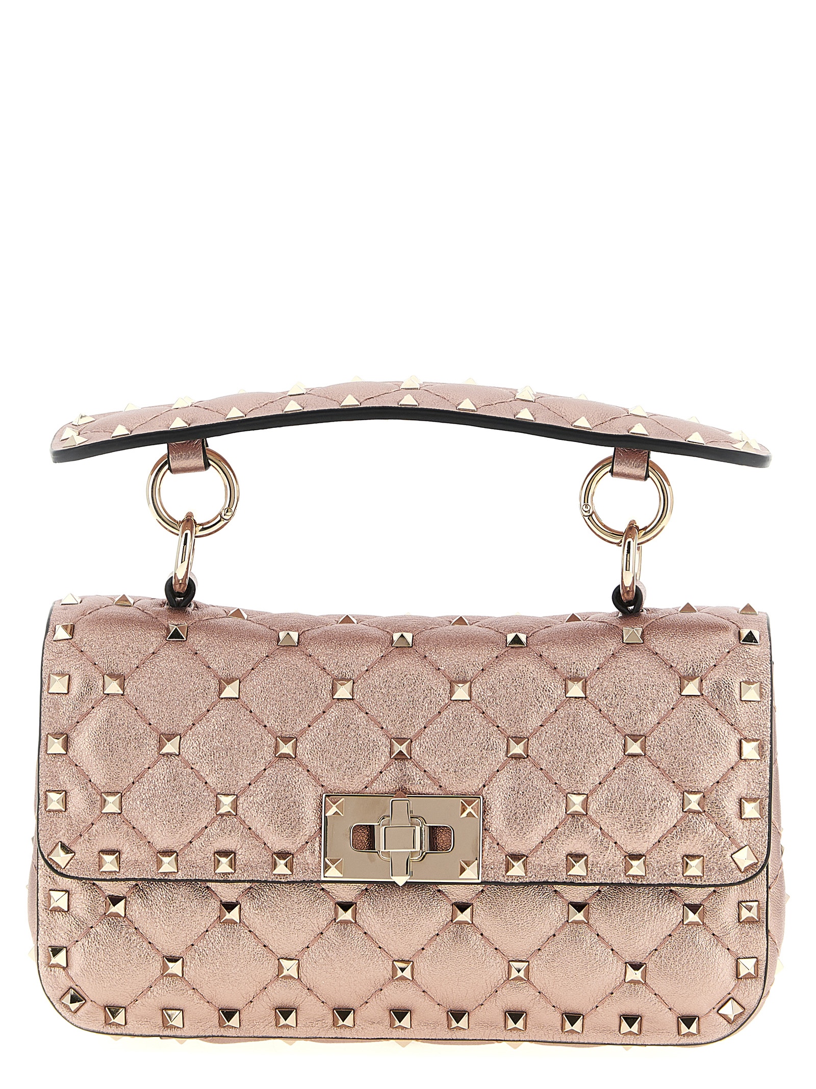 Multicolor Lamb Leather Shoulder Bag