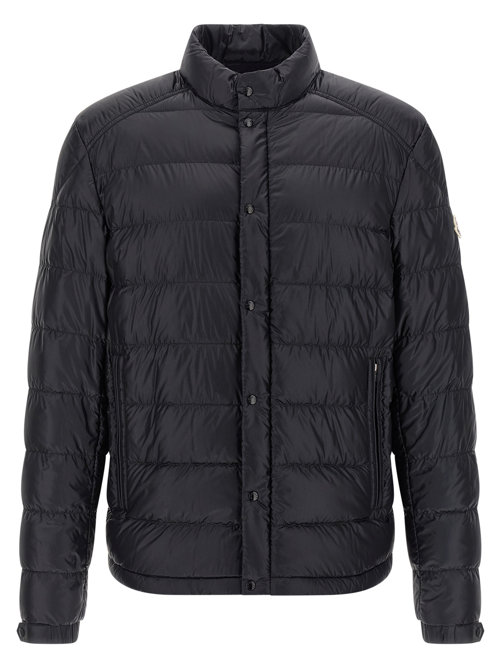 Blue Polyamide Full-Length Jacket