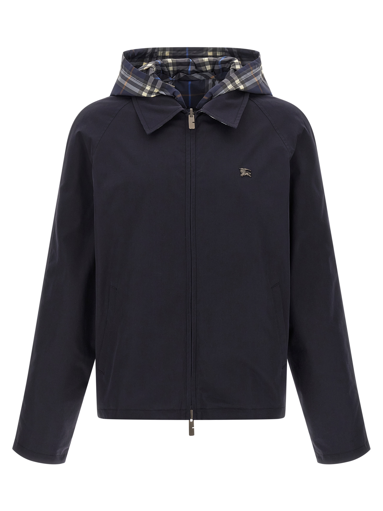 Burberry Blue Cotton Full-Length Jacket Clothing - Men