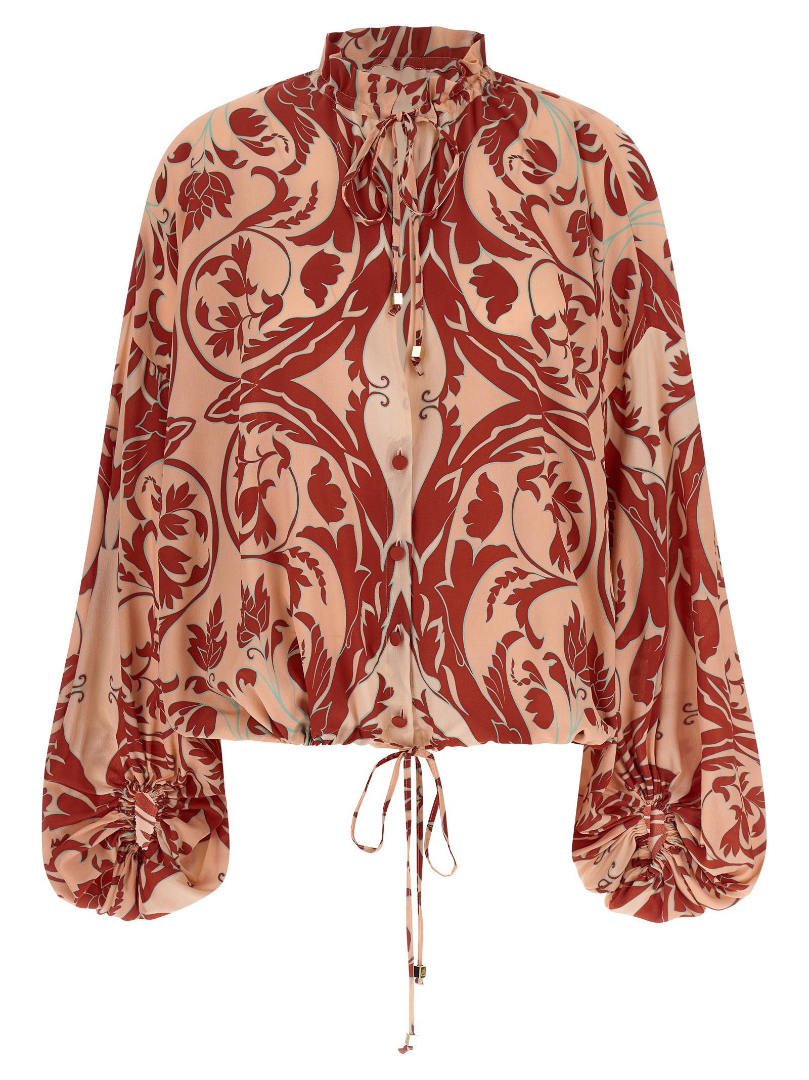 Multicolor Silk Blouse