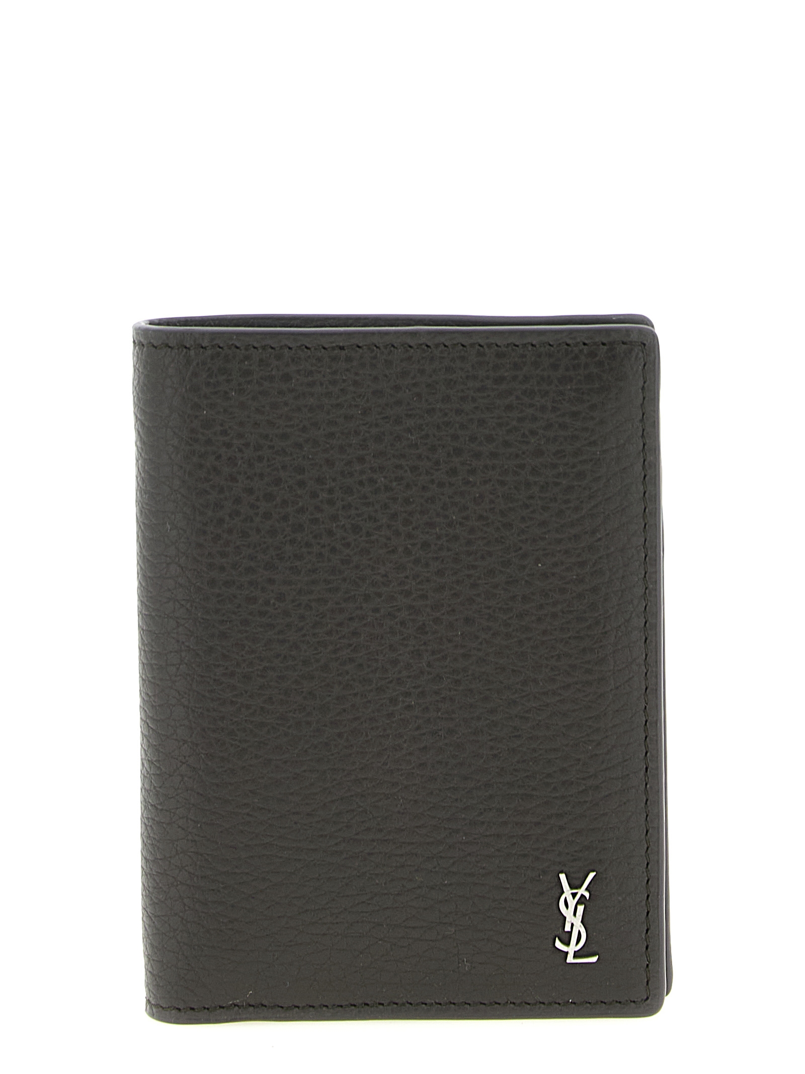 Brown Calfskin Leather Wallet