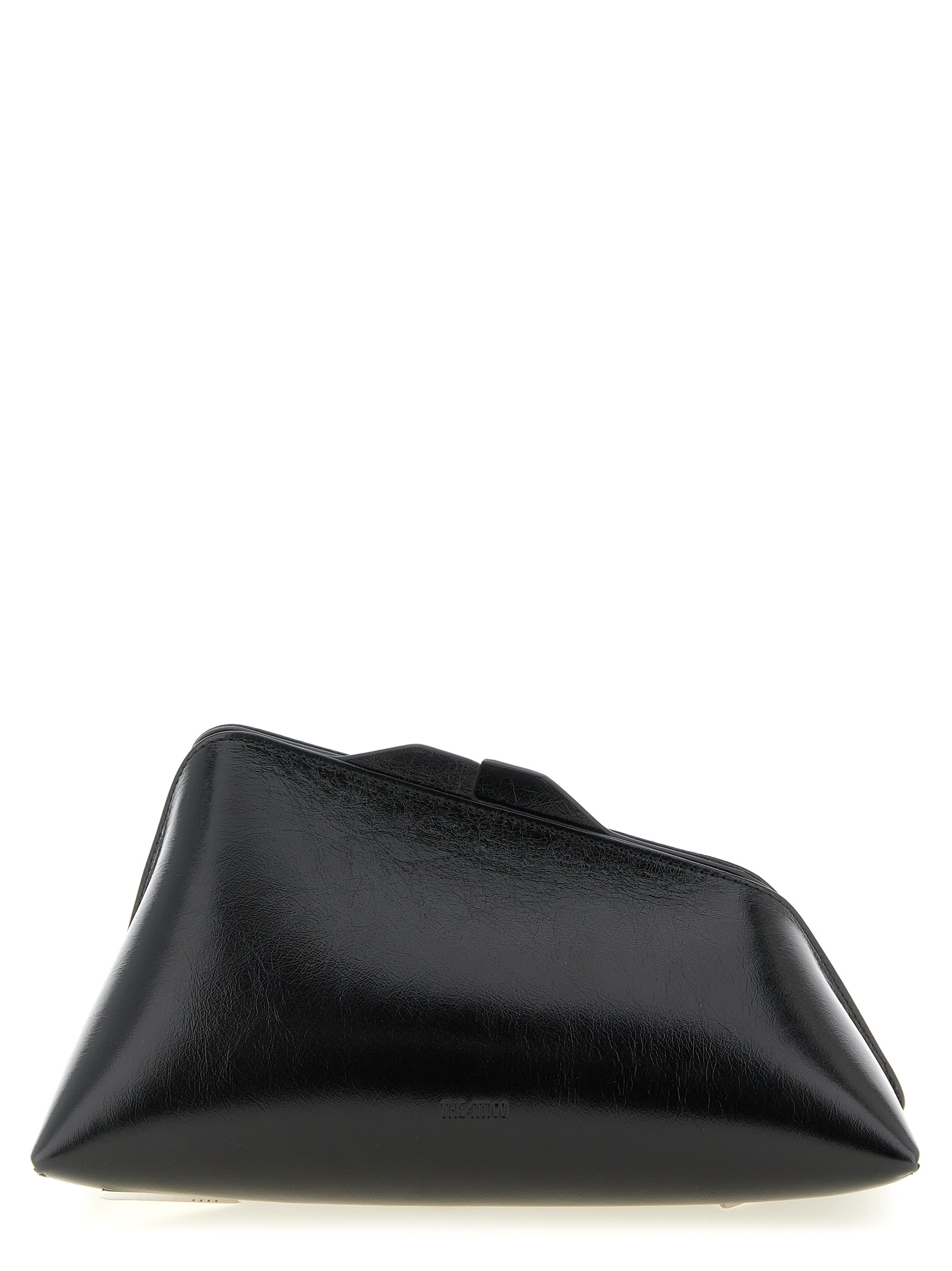 The Attico Black Calfskin Clutch Bag - Women