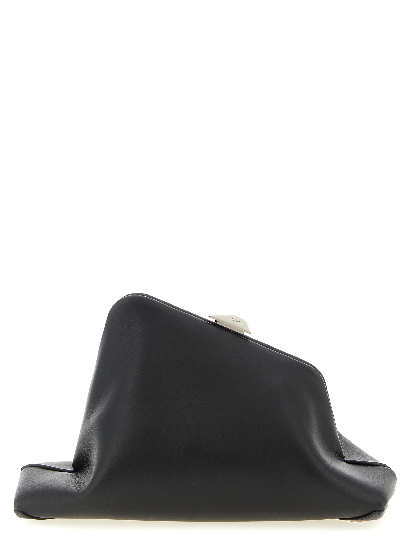 The Attico Black Calfskin Clutch Bag - Women