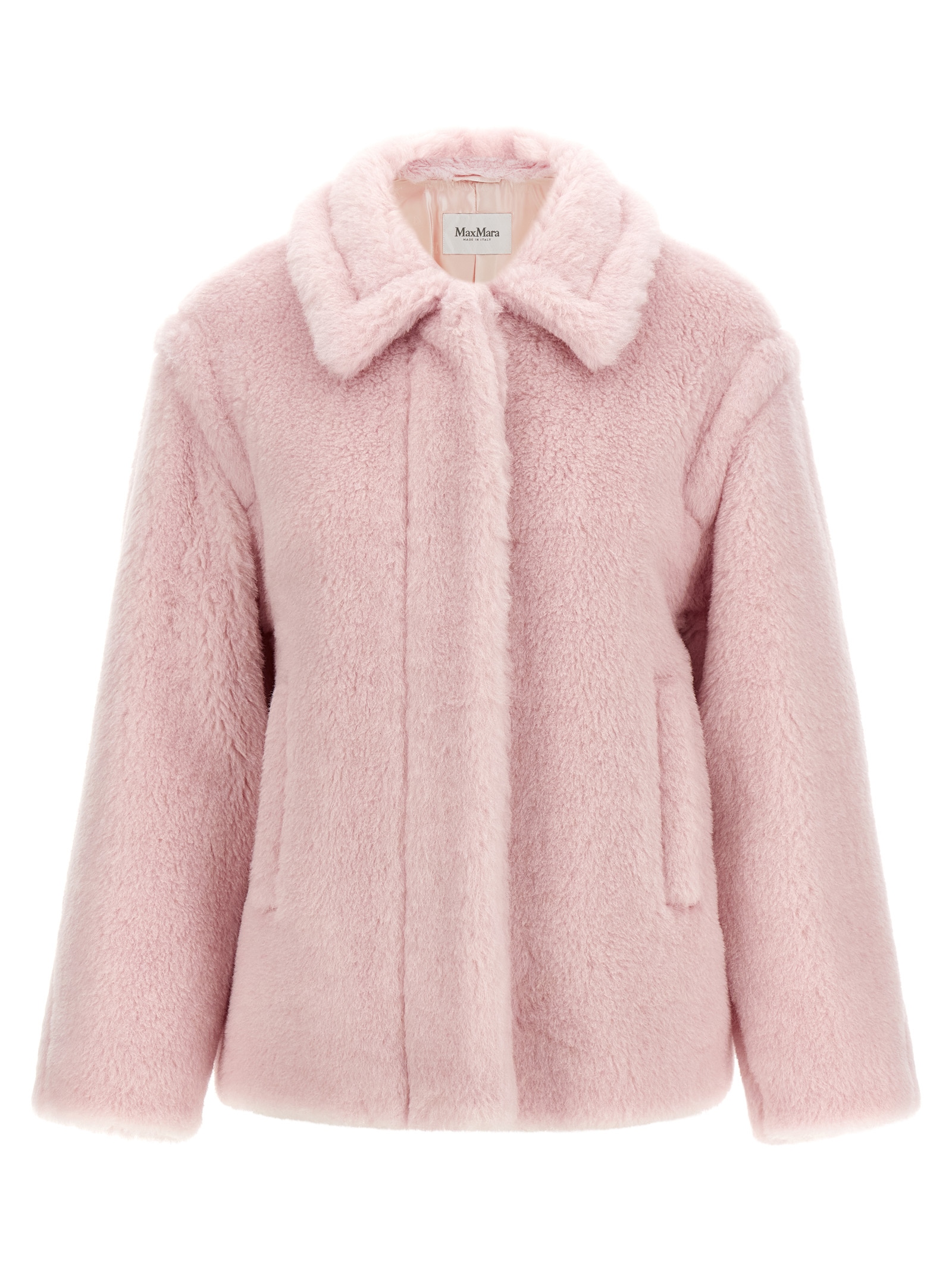 Multicolor Alpaca Leather Coat