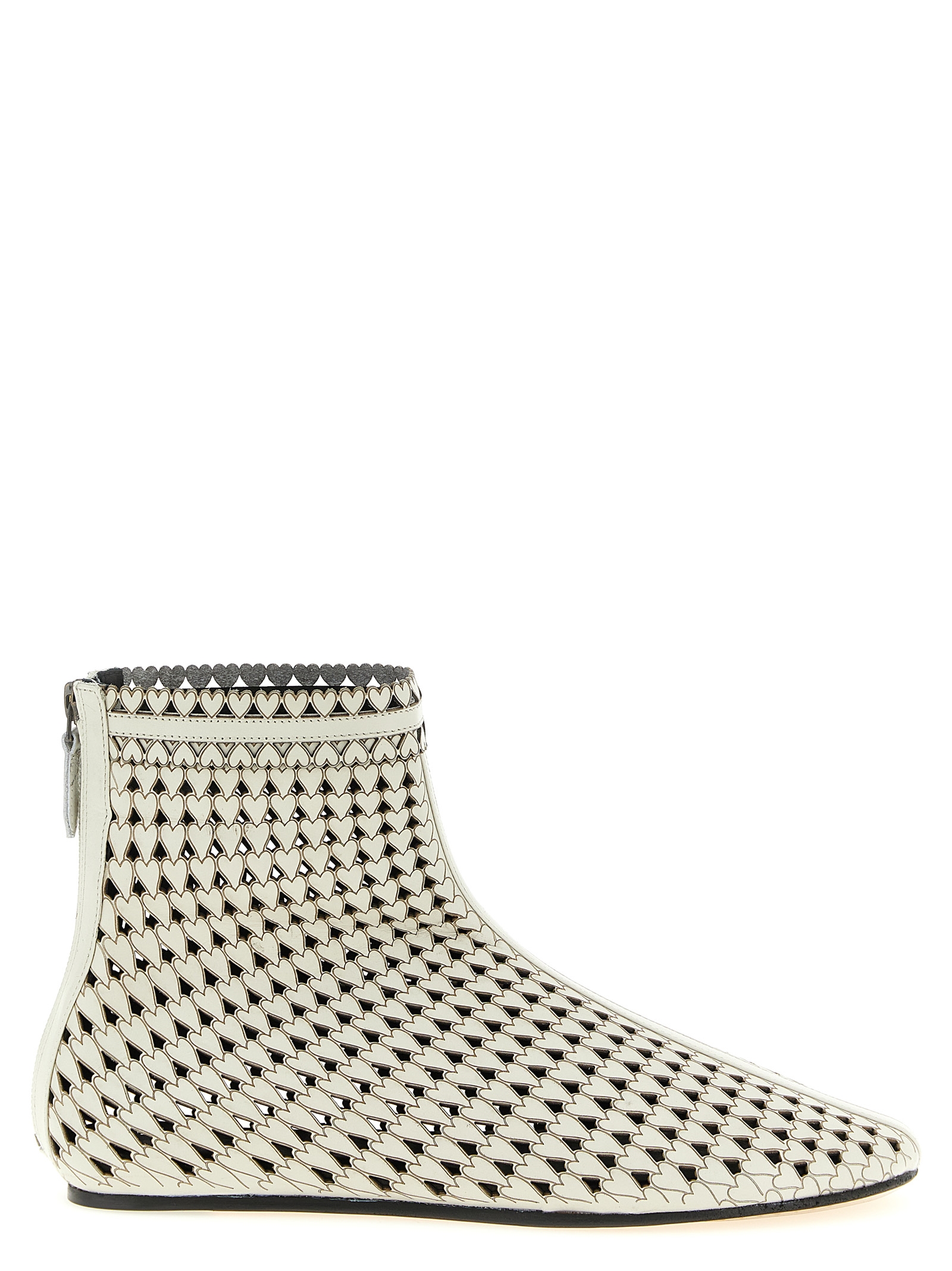 Isabel Marant Beige Calfskin Ankle Boots - Women