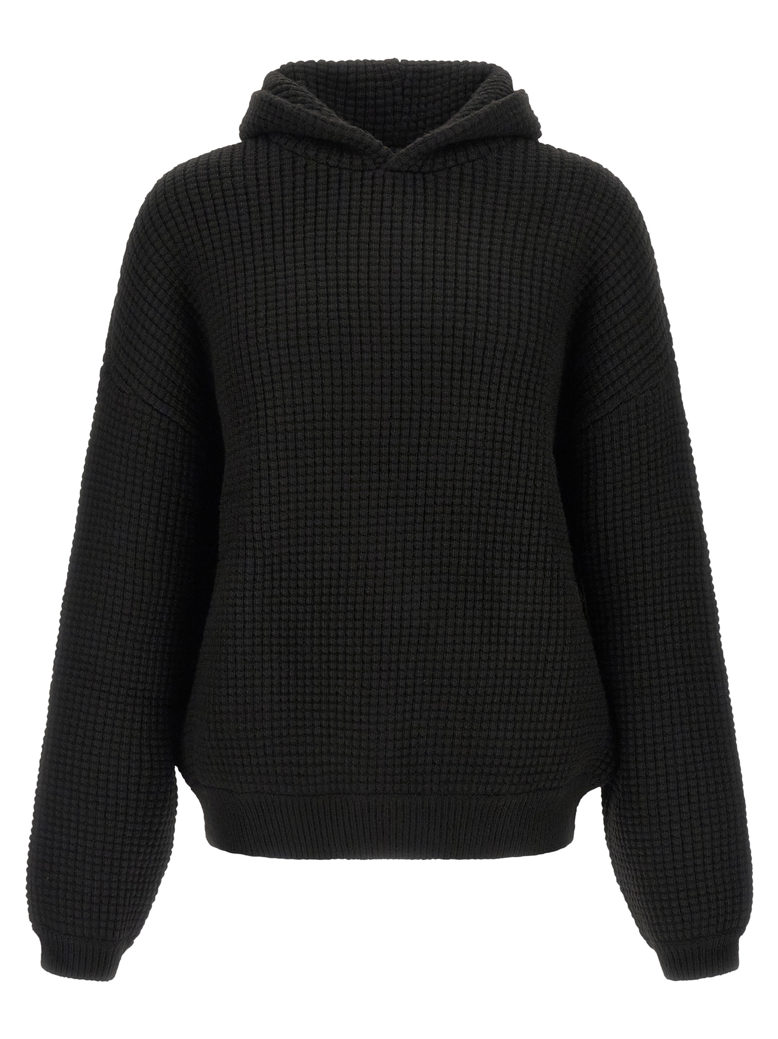 Black Polyester Sweatshirt