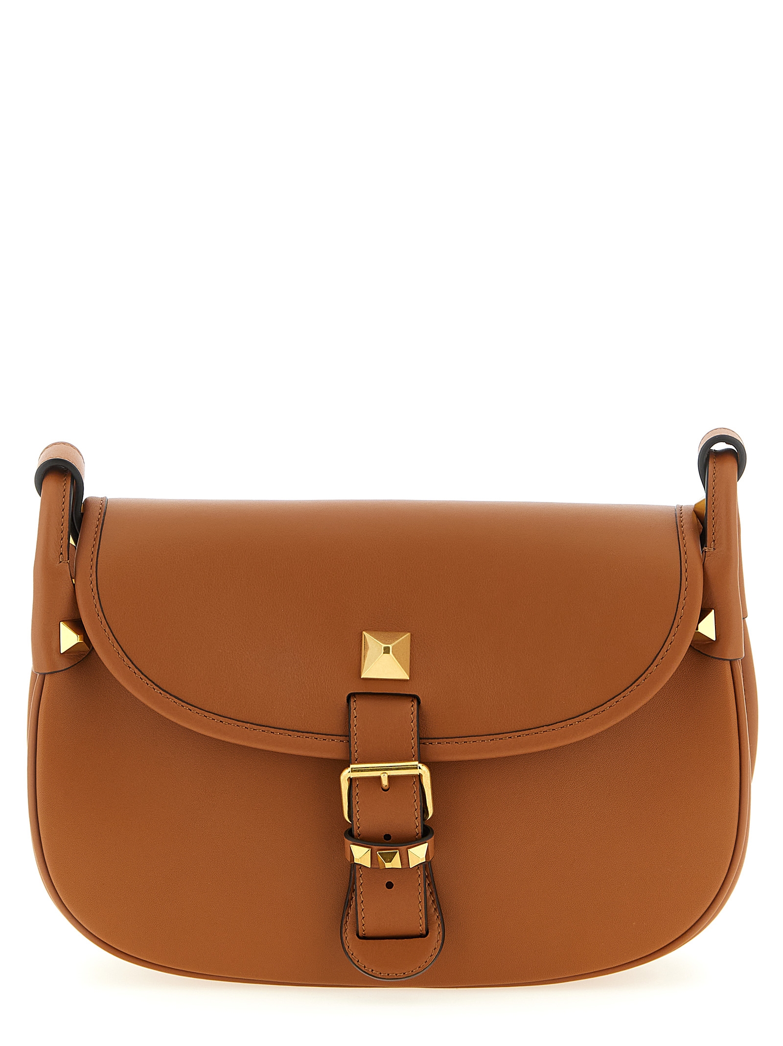Valentino Garavani Brown Calfskin Shoulder Bag - Women