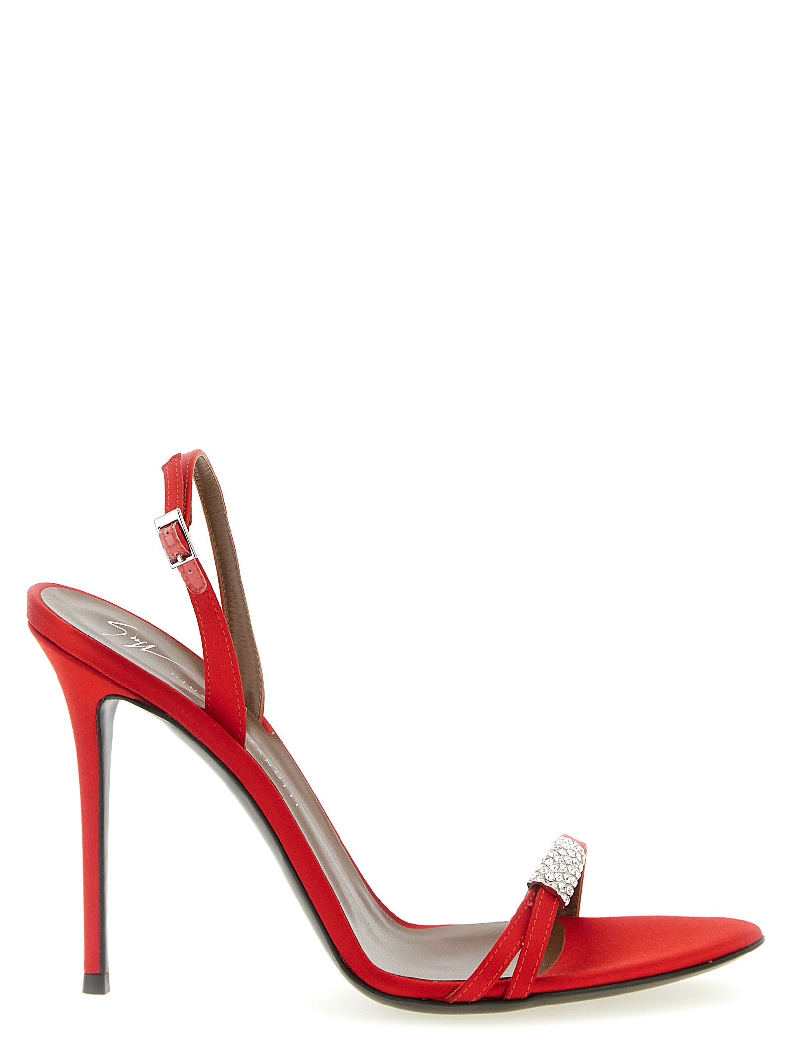 Multicolor Viscose Stiletto Heel Sandals