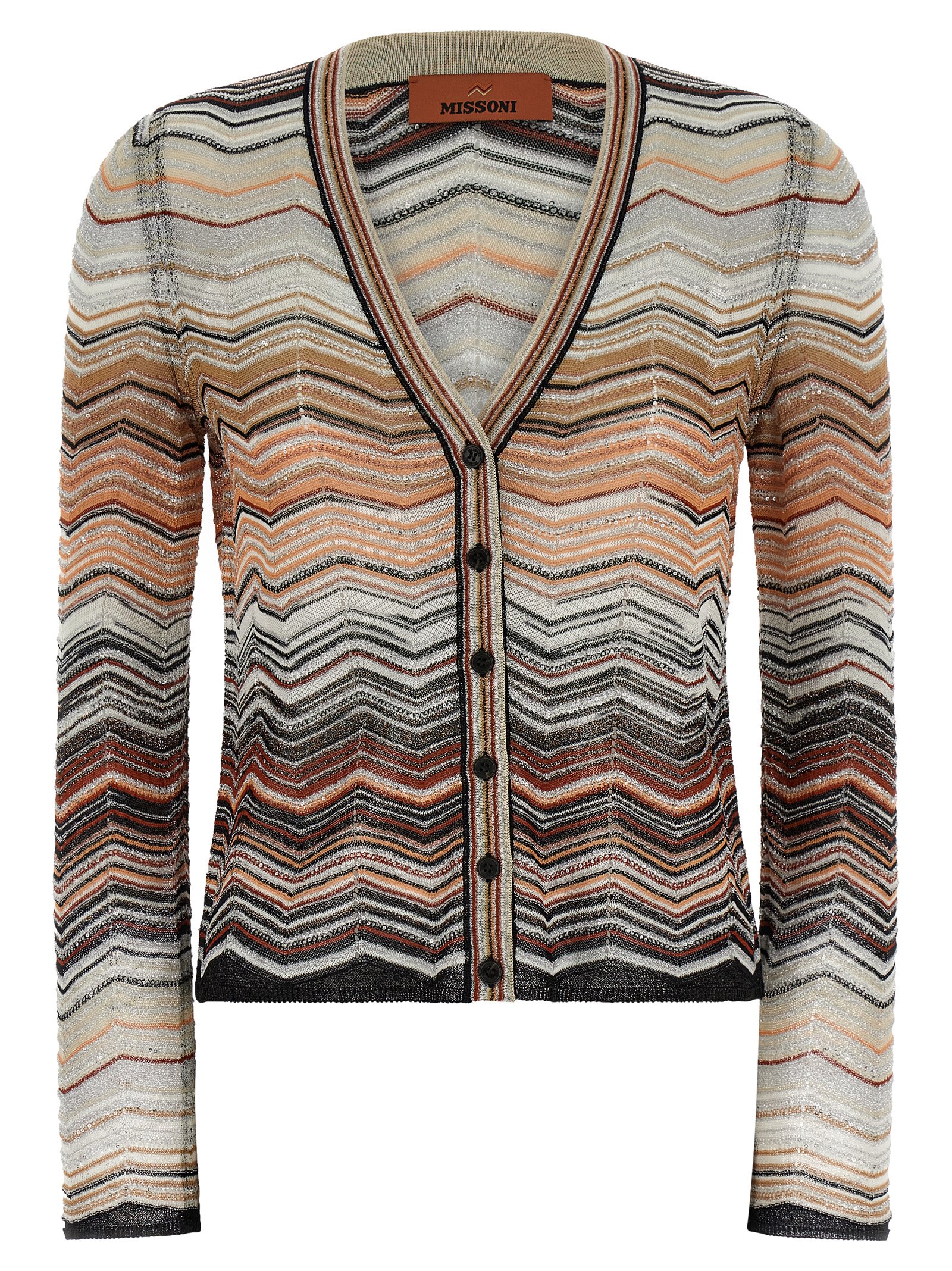 Brown Viscose Cardigan