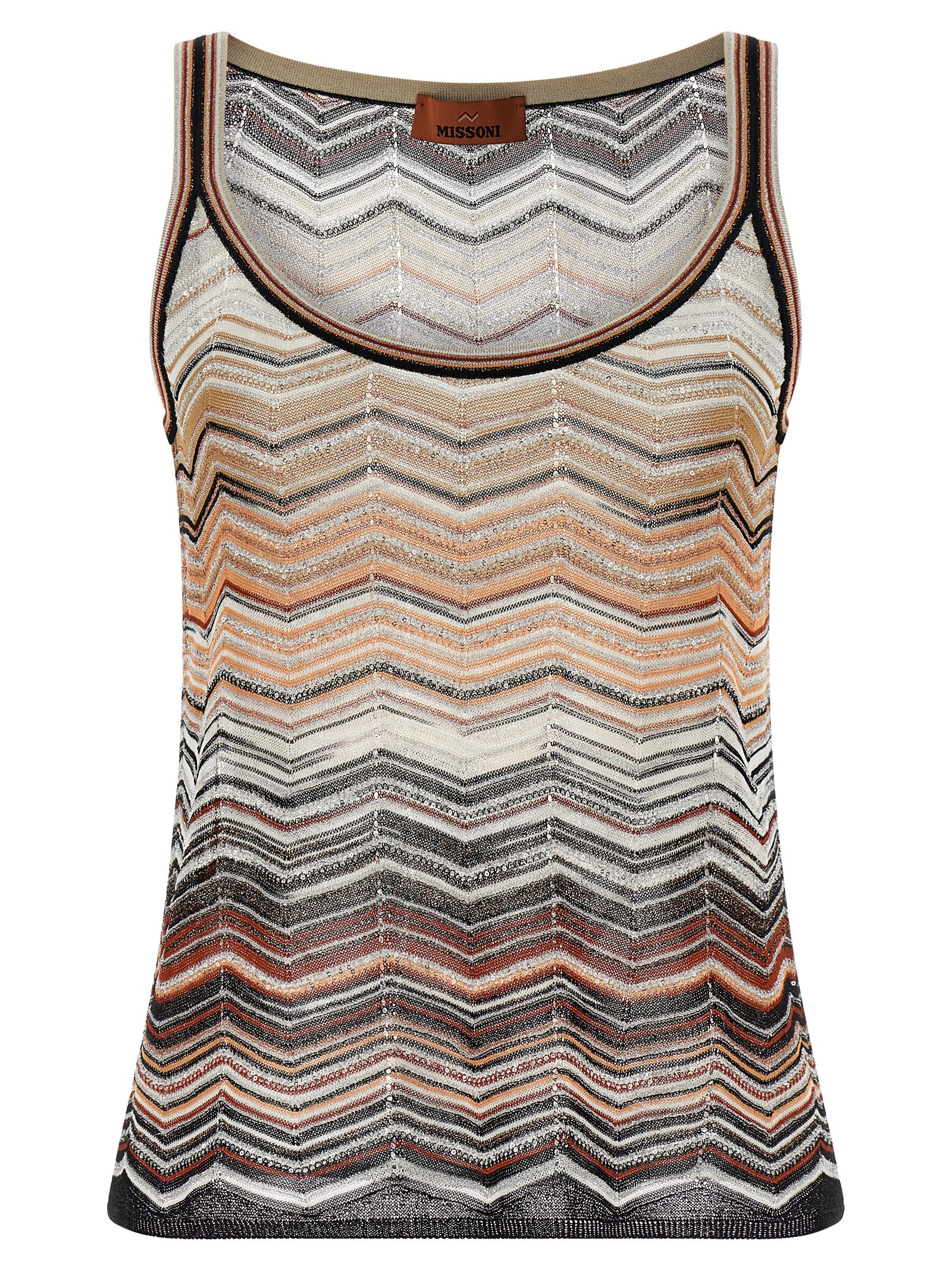Multicolor Viscose Tank Tops