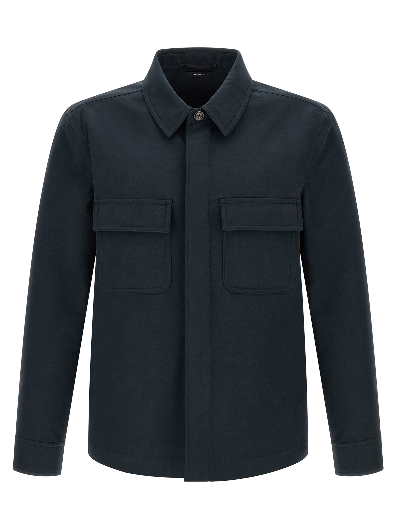 Blue Cotton Blouse