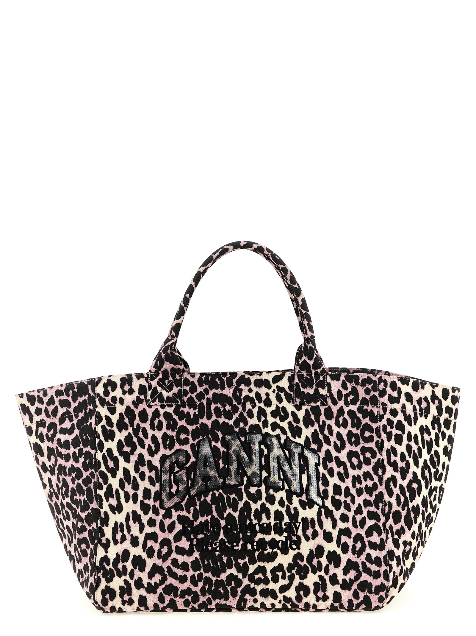 Multicolor Recycled Cotton Tote Bag