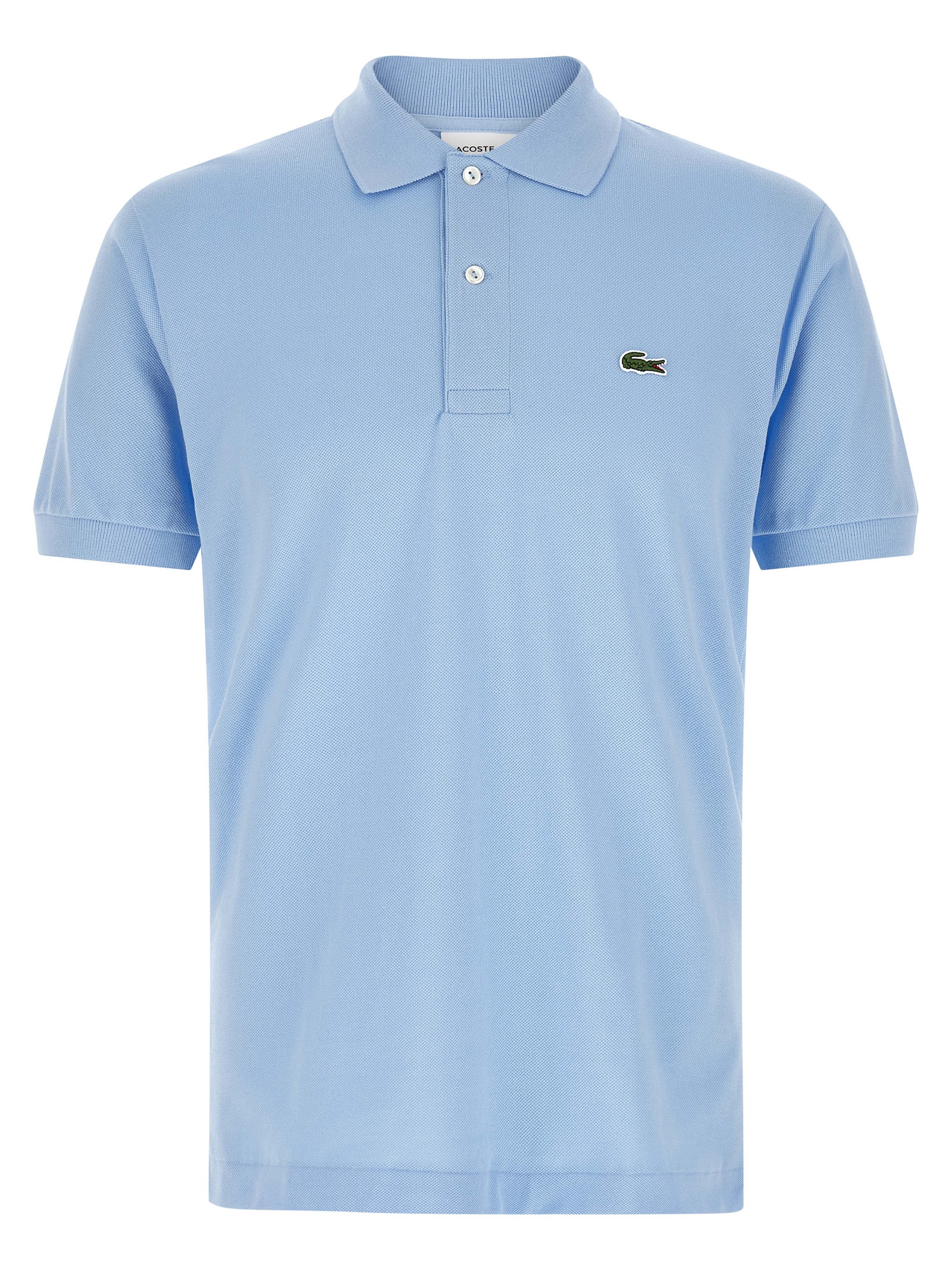 Blue Cotton Polo Shirt