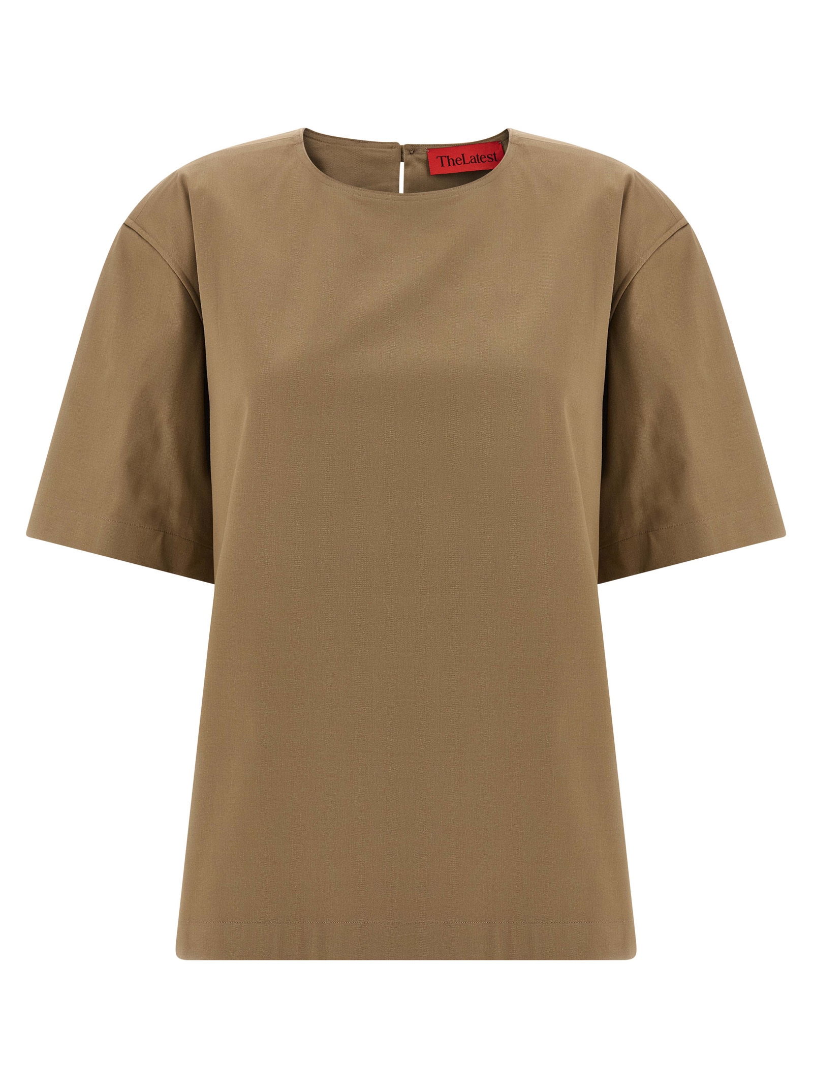Brown Cotton T-Shirt