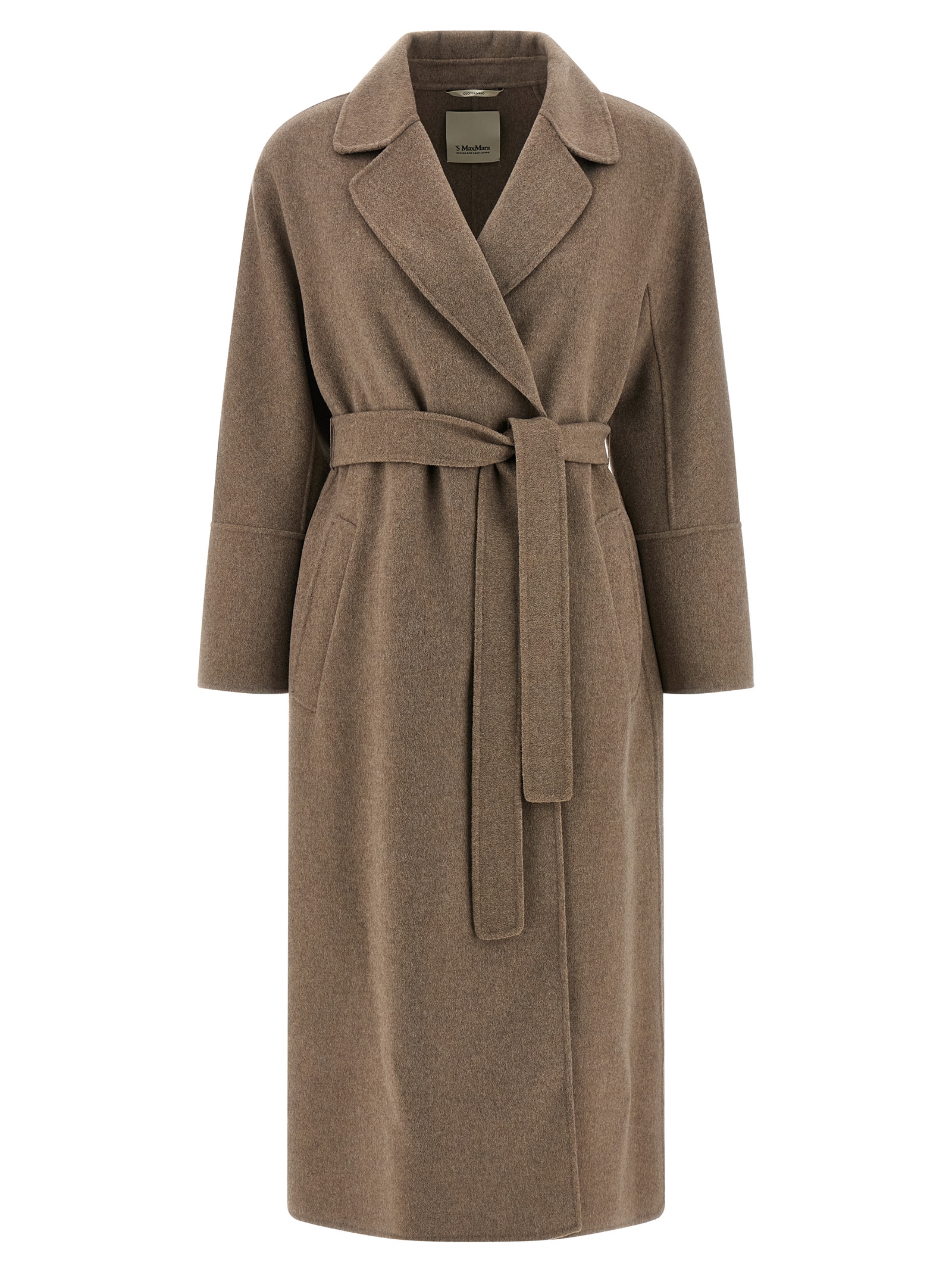 Brown Virgin Wool Coat
