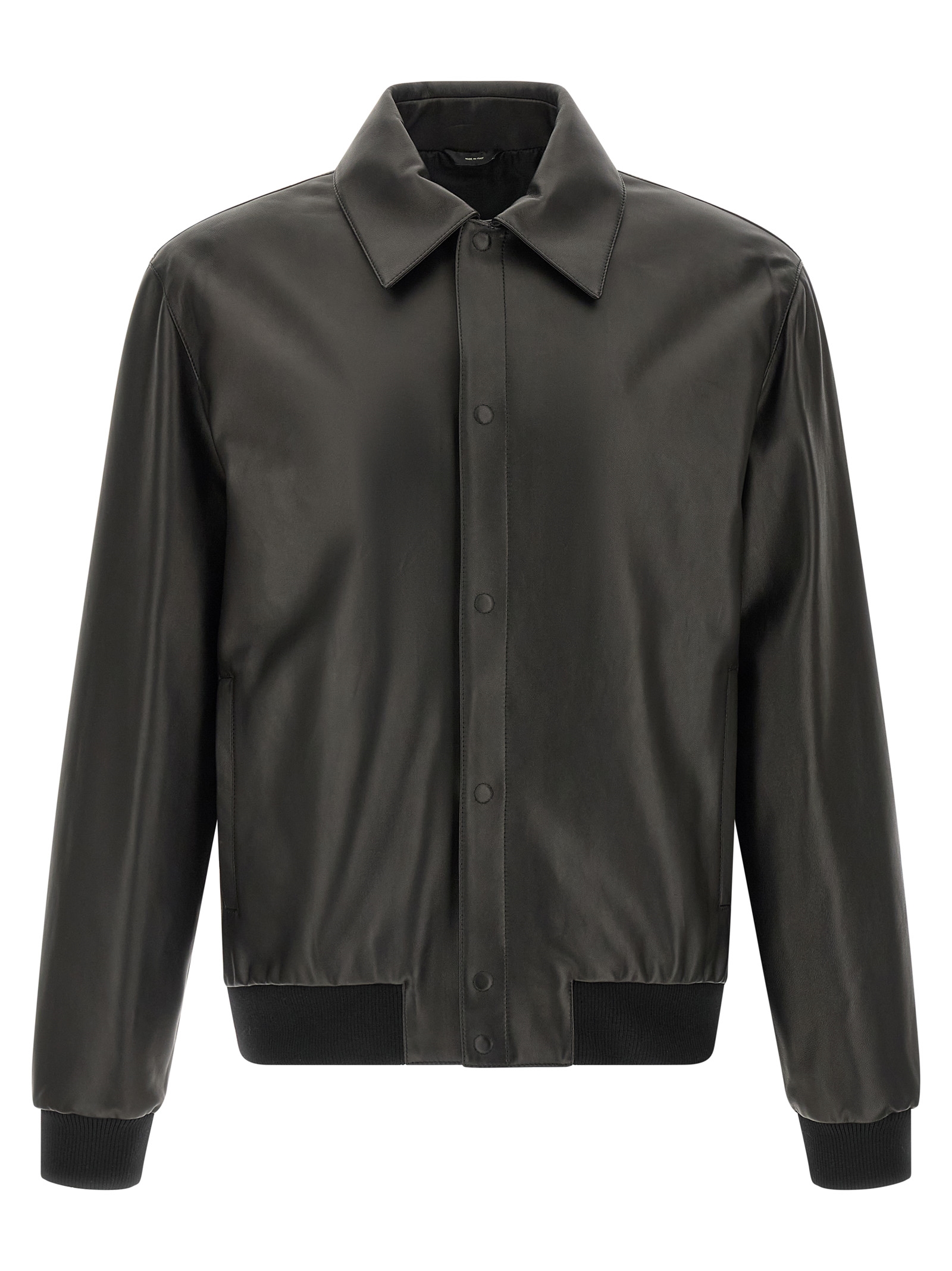 Black Lamb Leather Leather Jacket