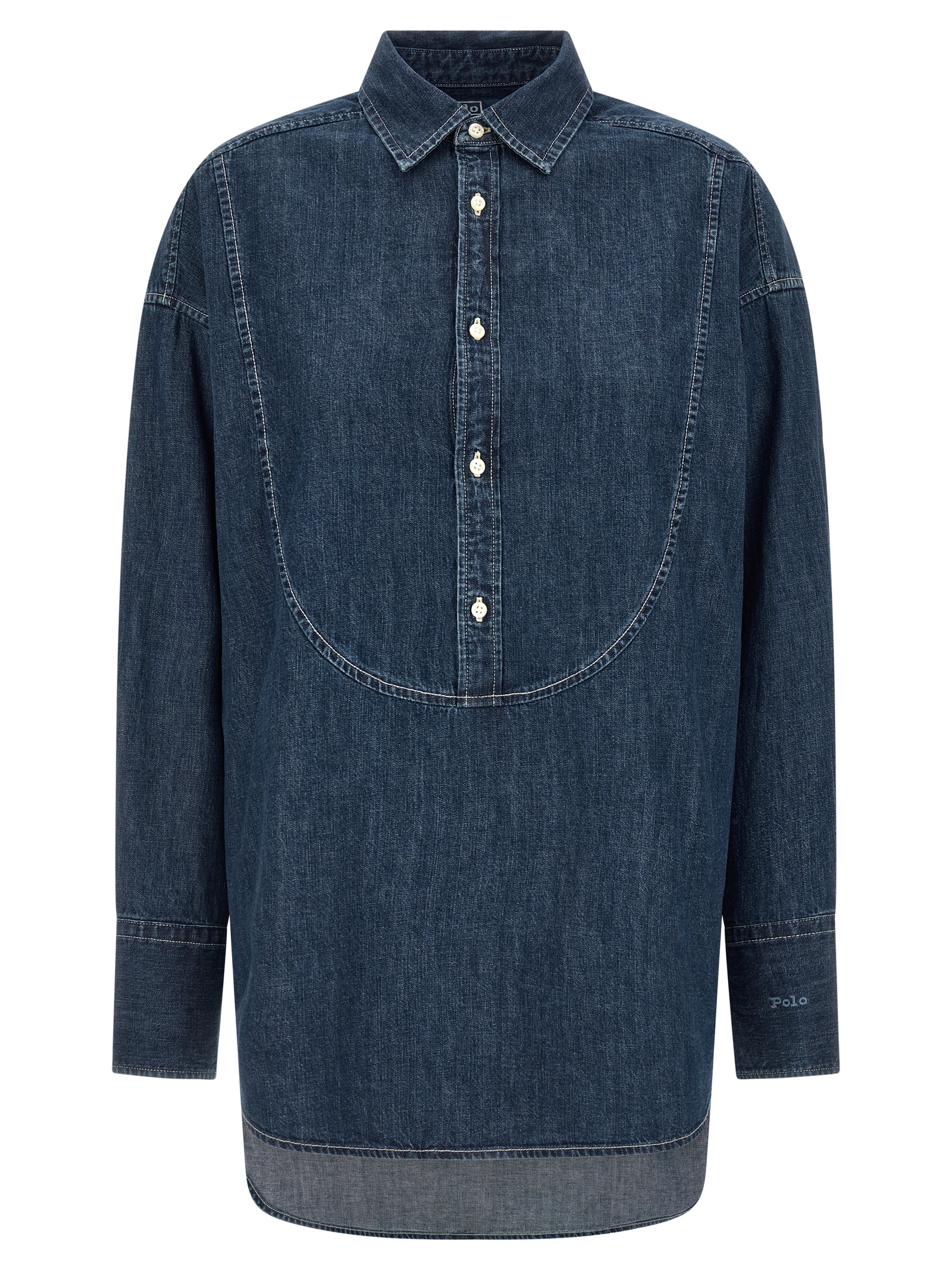 Blue Cotton Blouse