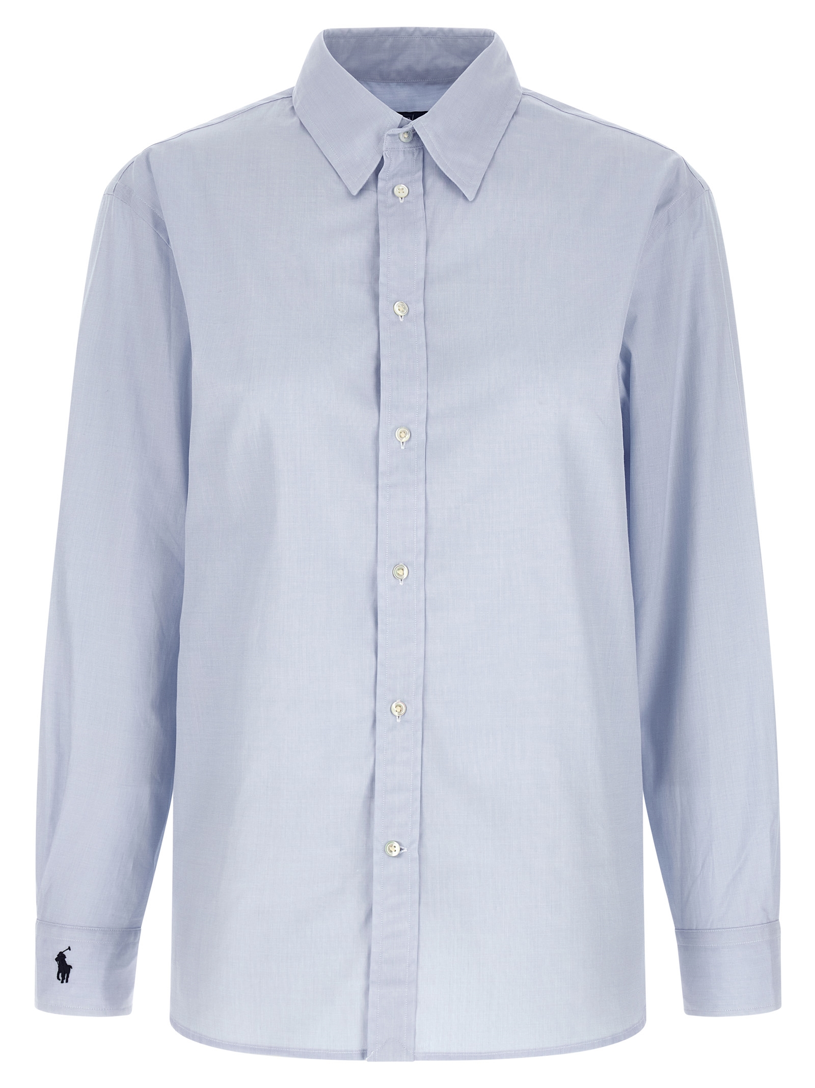 Blue Cotton Blouse