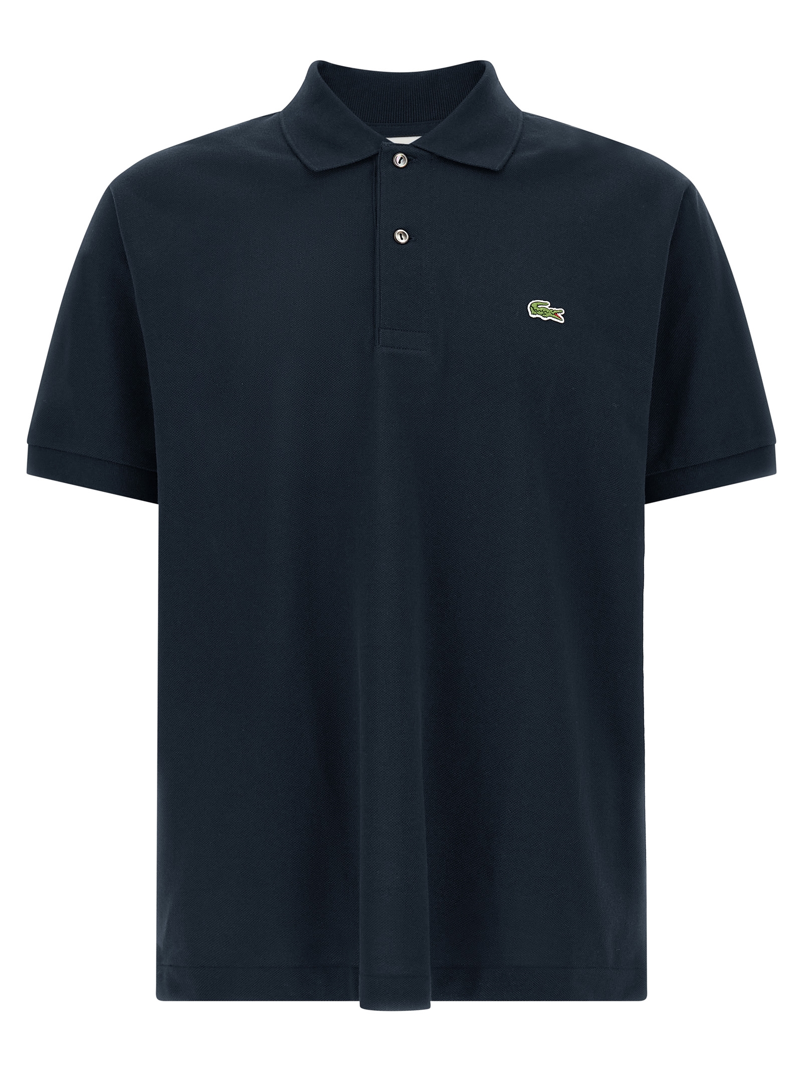 Blue Cotton Polo Shirt