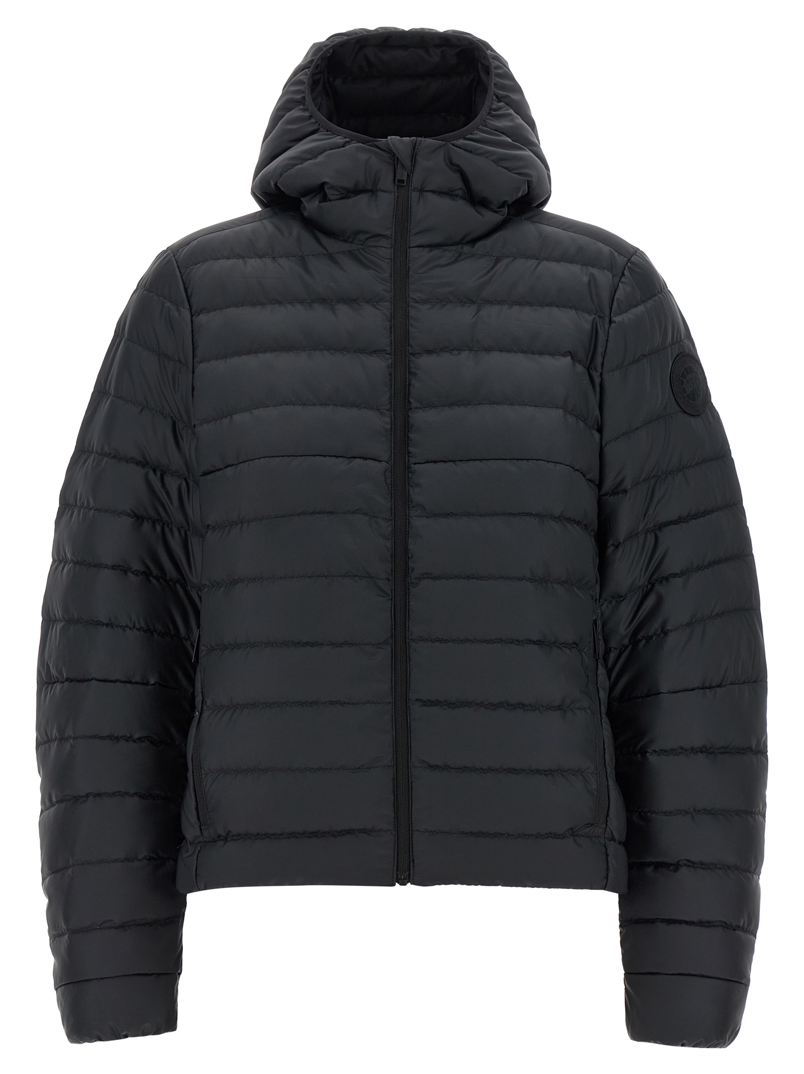 Black Polyamide Full-Length Jacket