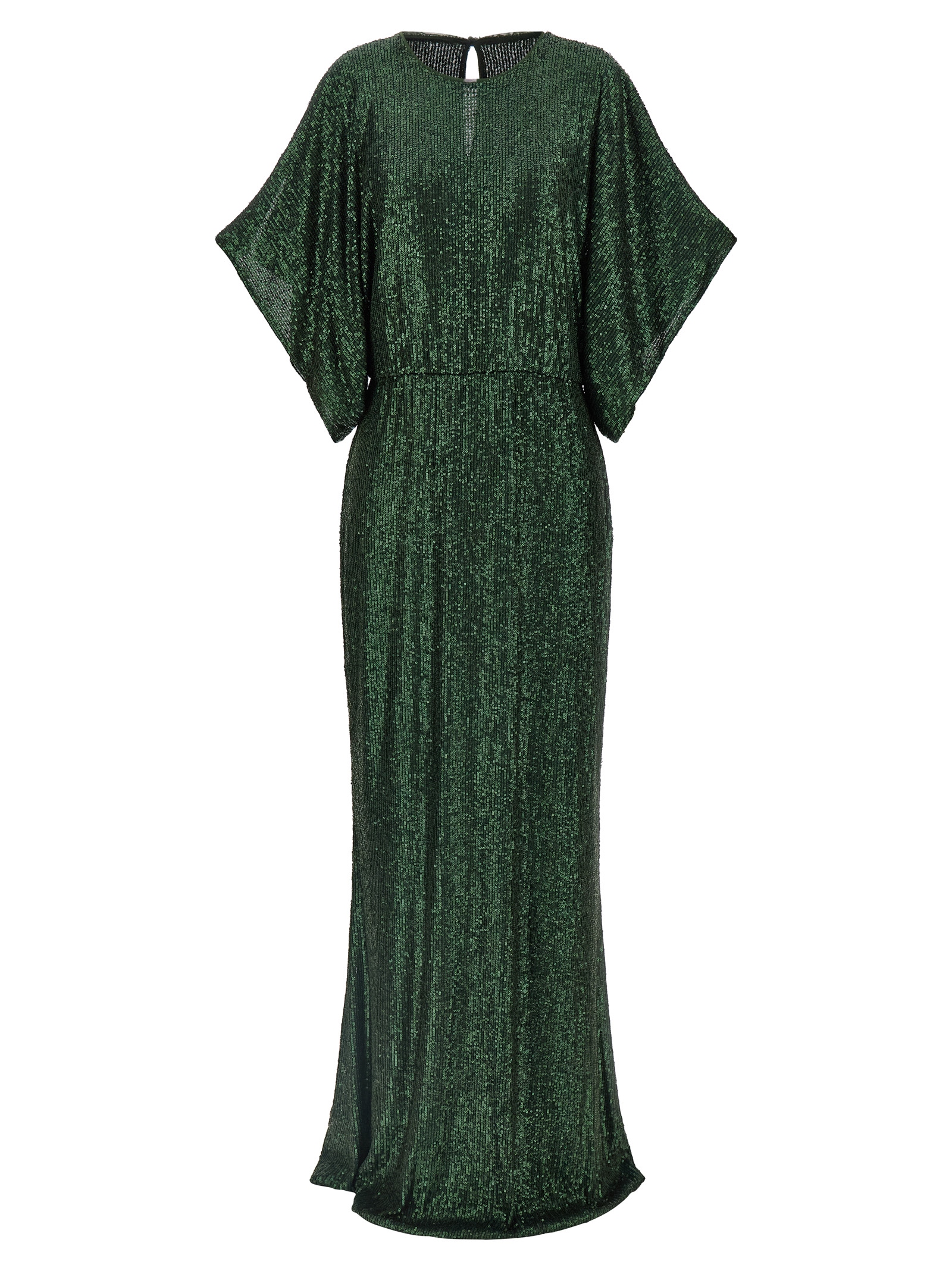 Bicolor Polyester Long Dress
