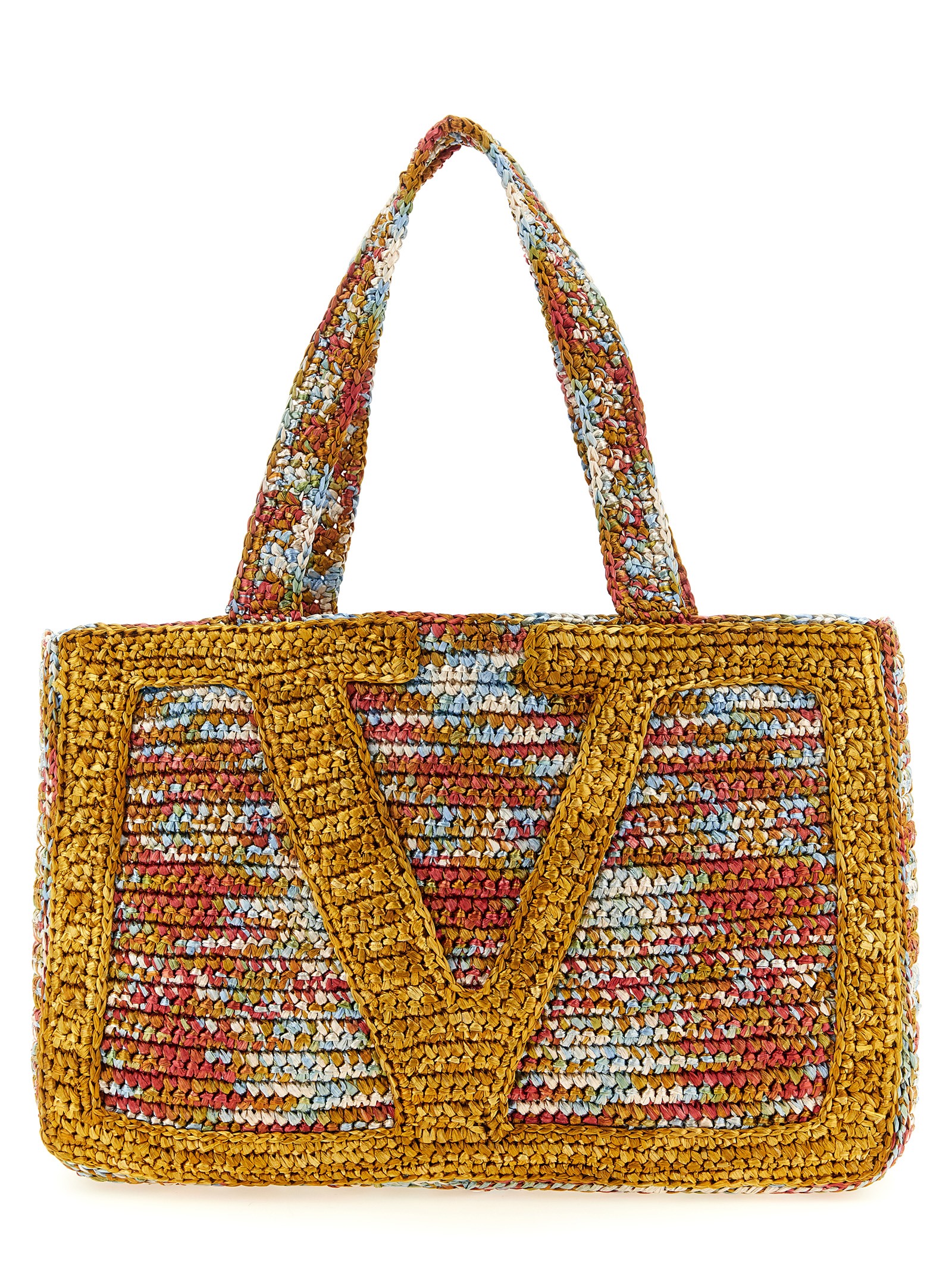 Valentino Garavani Multicolor Viscose Tote Bag - Women