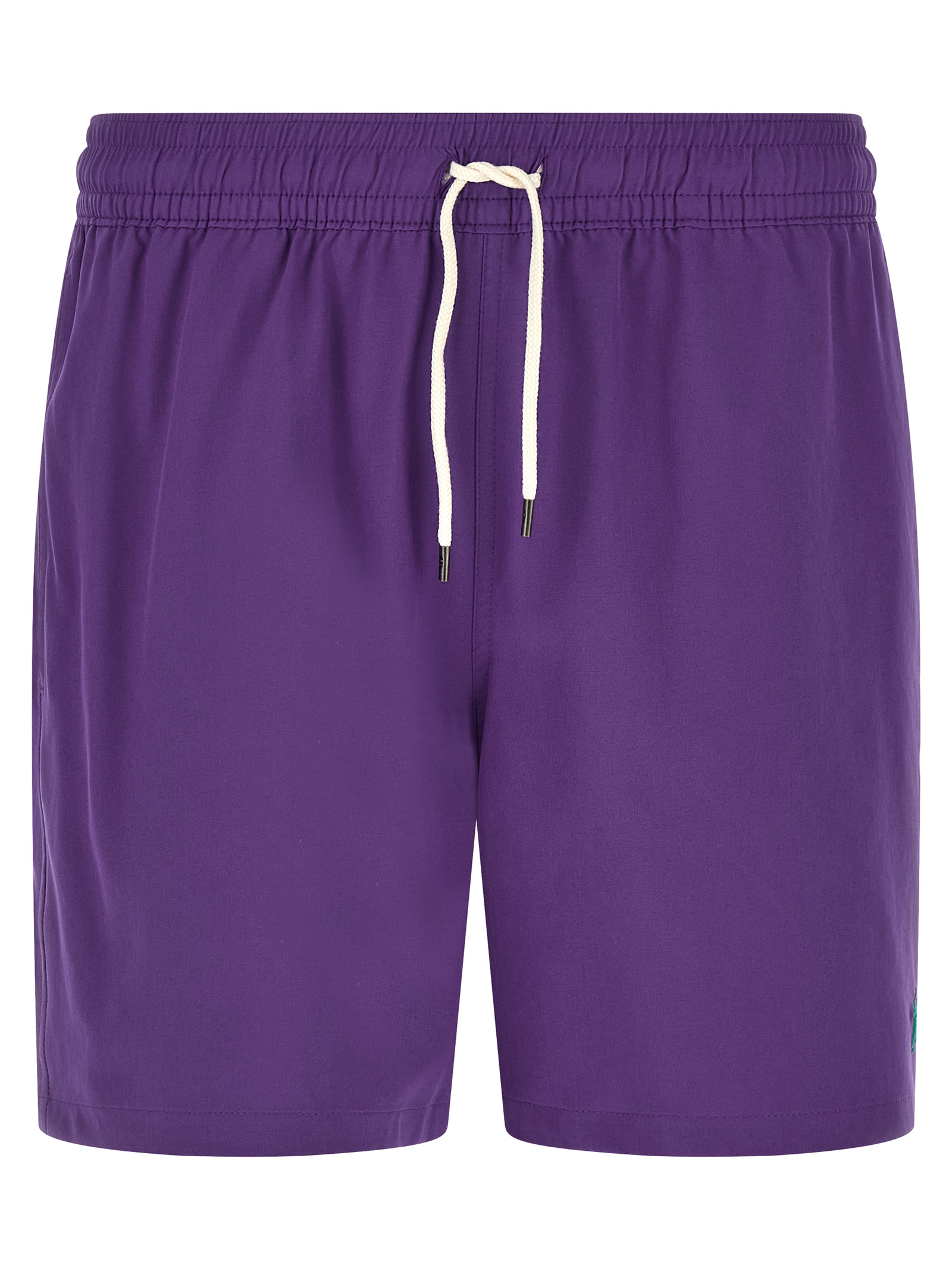 Purple Polyester Shorts