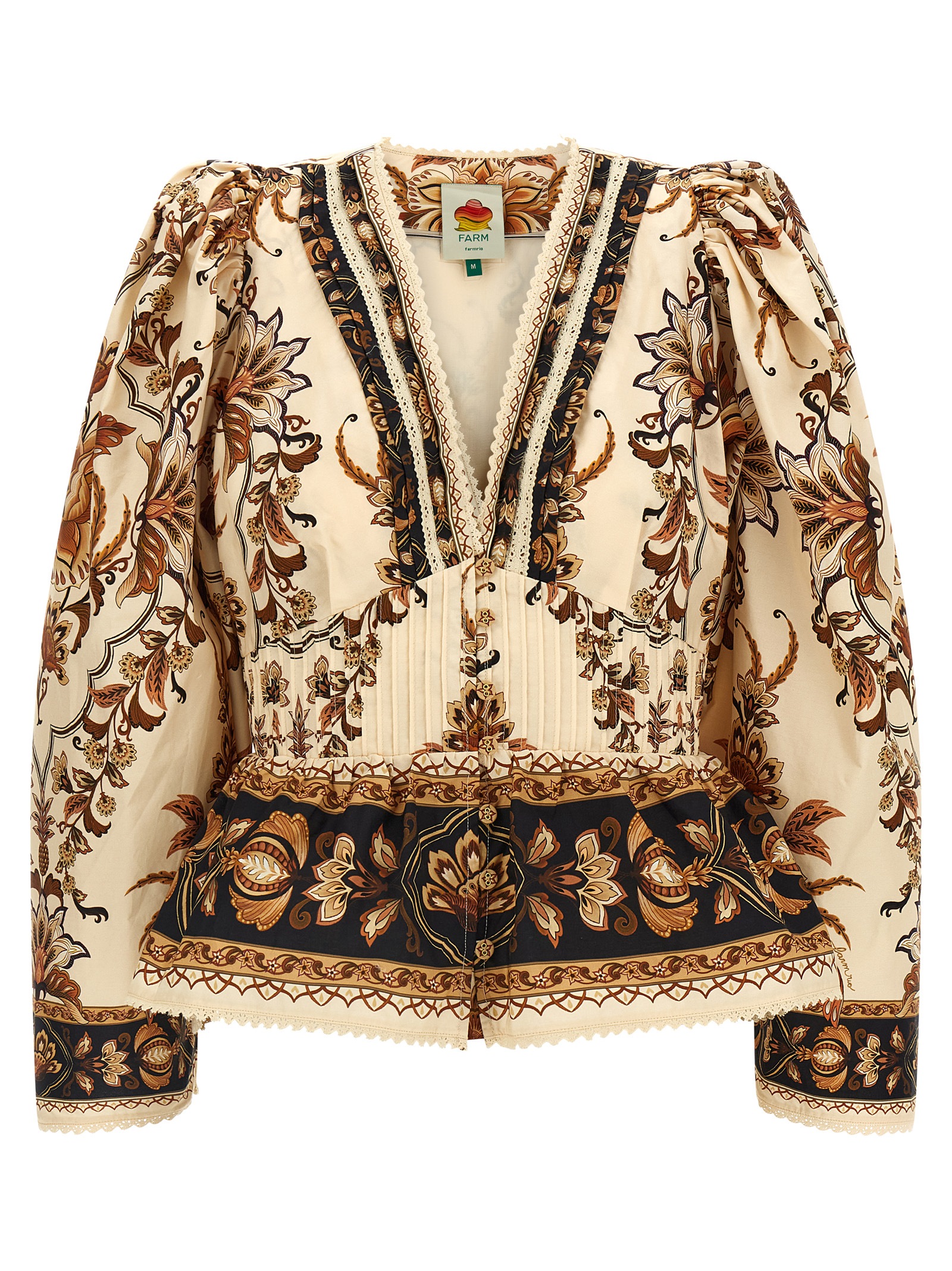 Beige Cotton Blouse