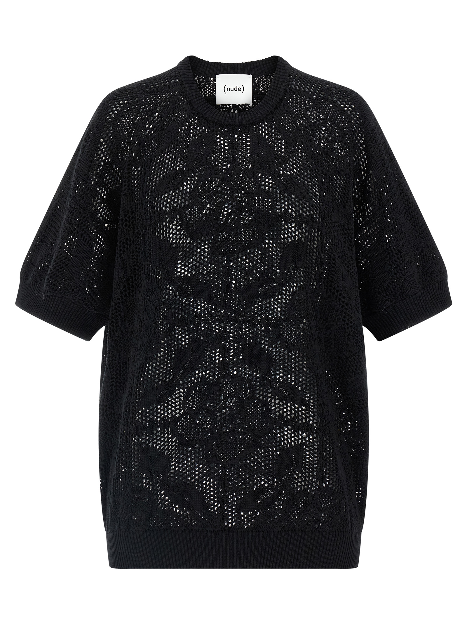 Black Cotton Cardigan