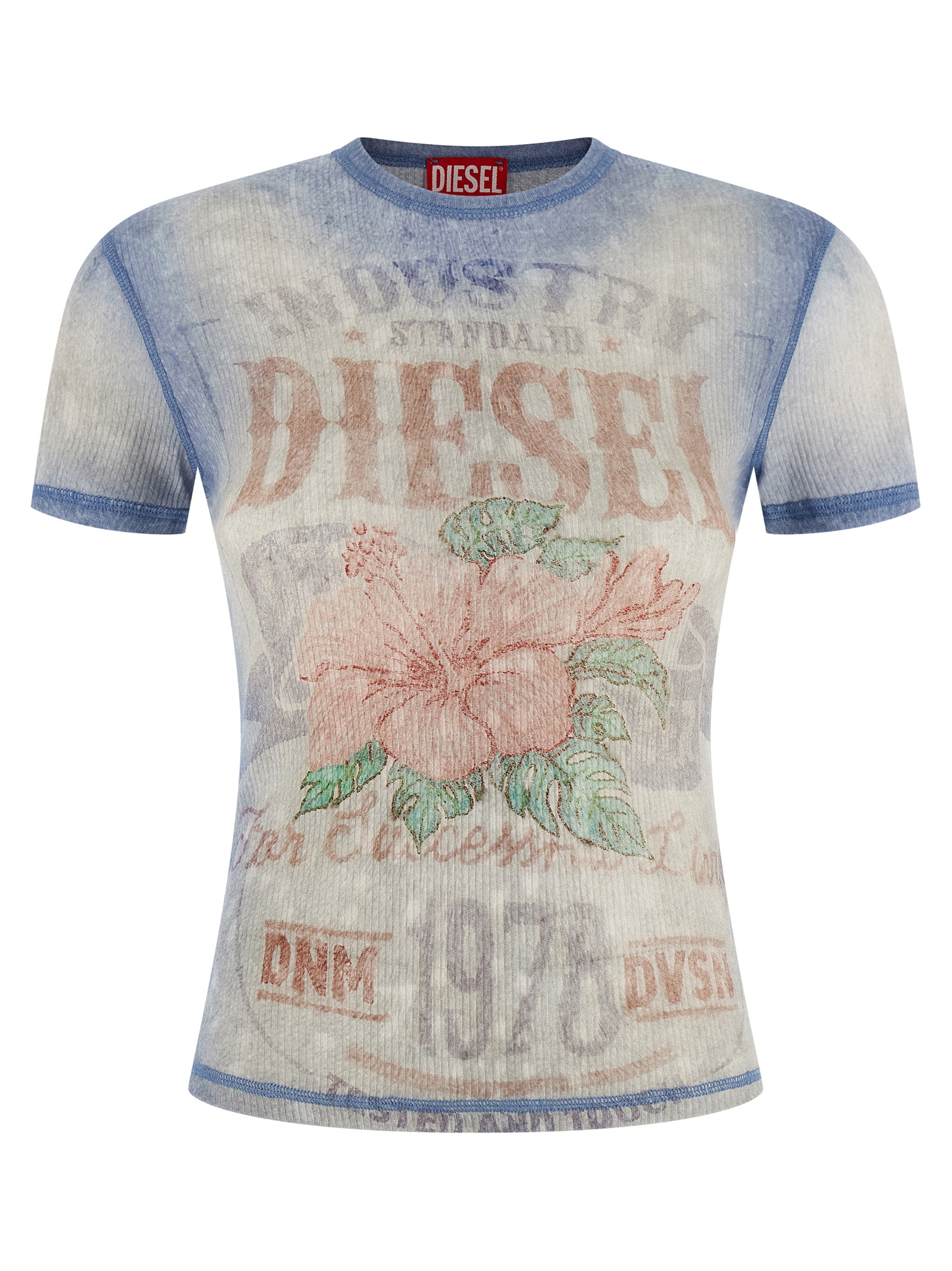 Blue Cotton T-Shirt