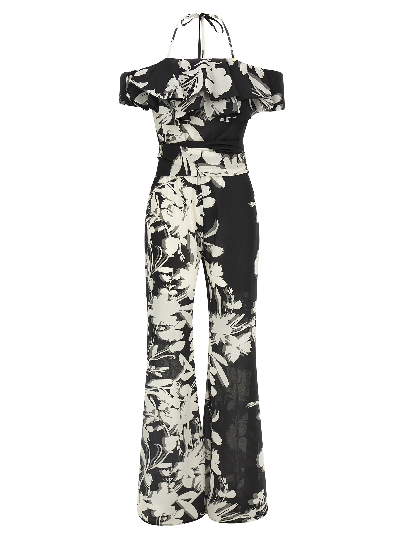 Bicolor Polyester Jumpsuit