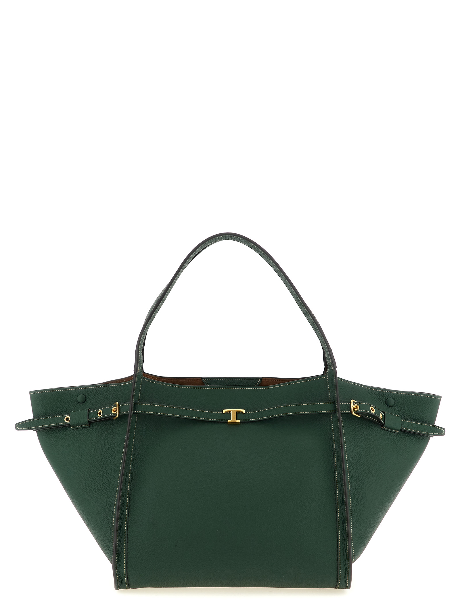 Tod's Bicolor Calfskin Tote Bag - Women