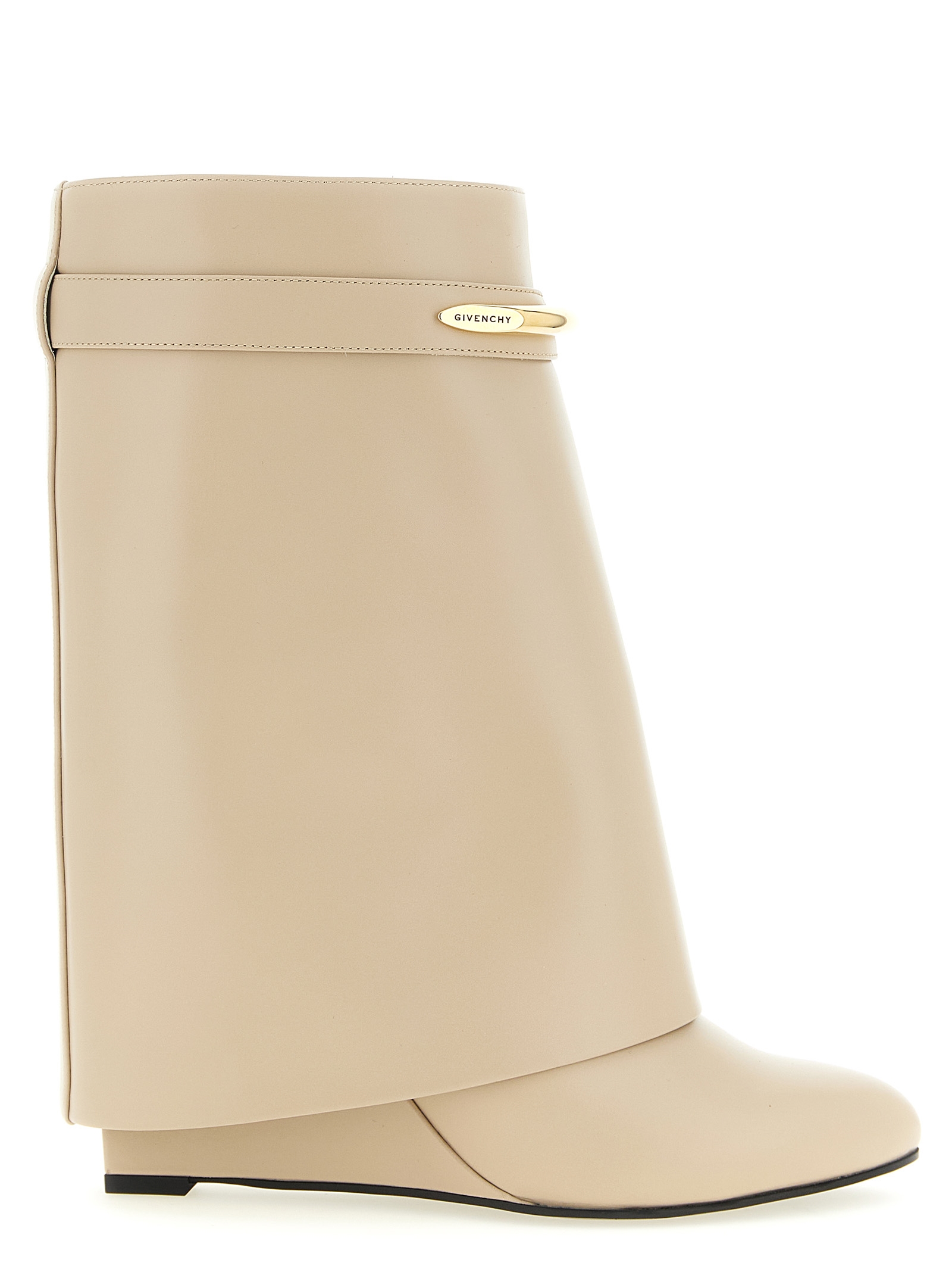Givenchy Beige Calfskin Ankle Boots - Women