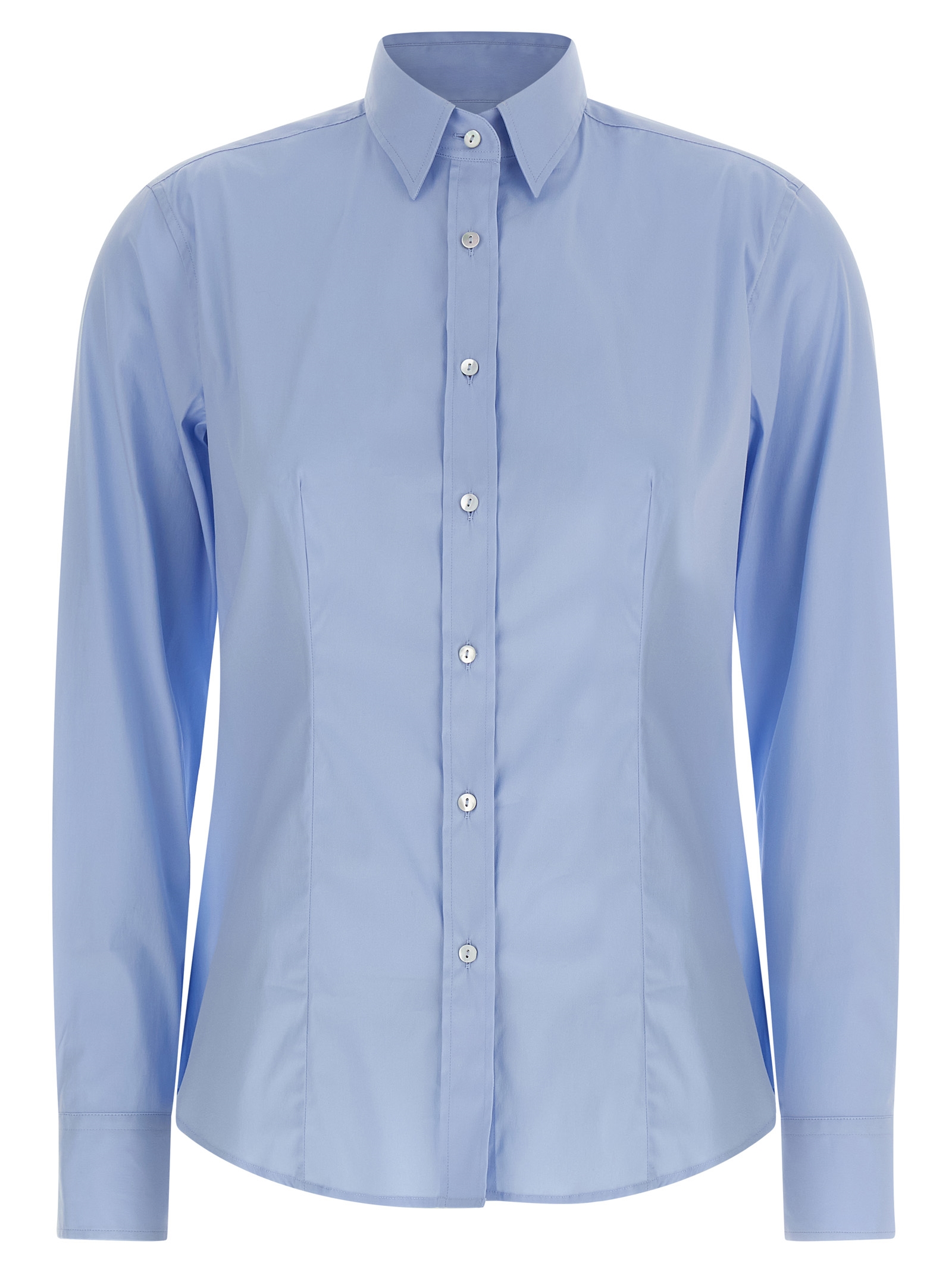 Blue Cotton Blouse
