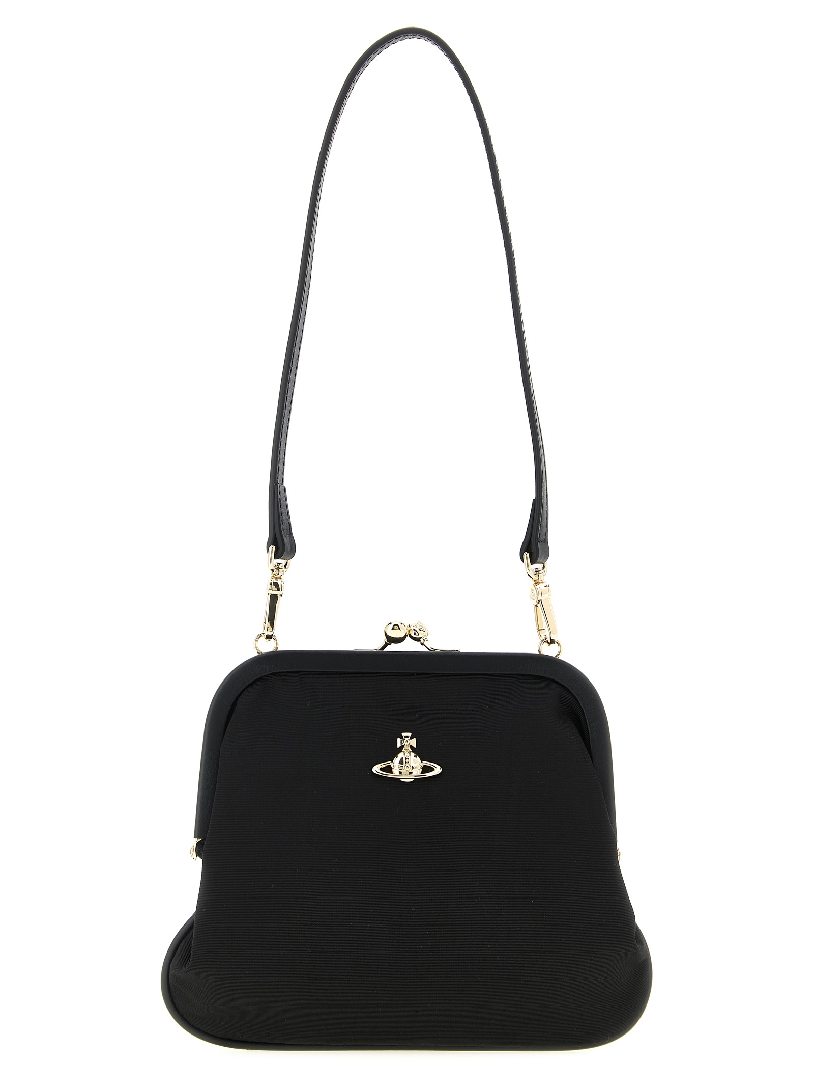 Vivienne Westwood Black Viscose Clutch Bag - Women