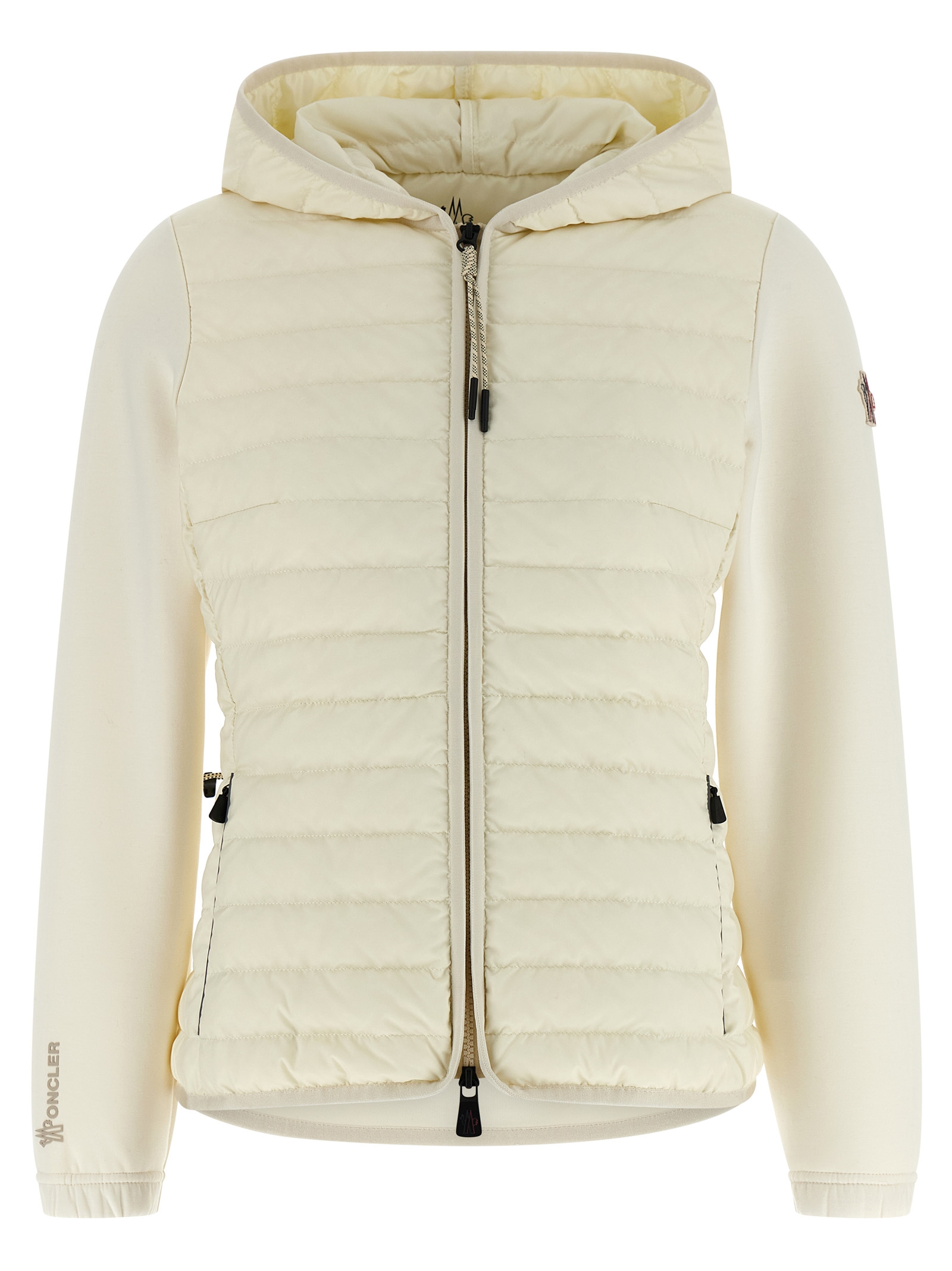 White Polyamide Sweatshirt