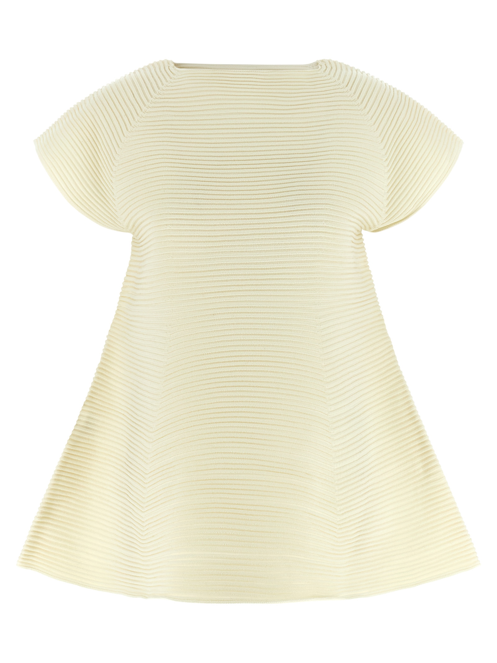 Bicolor Polyester Short Dress