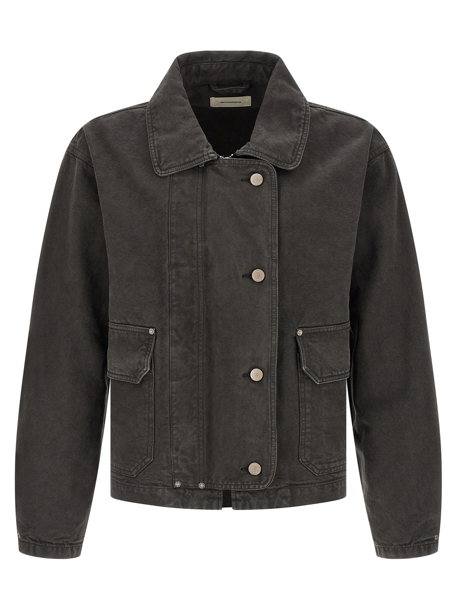 Gray Organic Cotton Denim Jacket