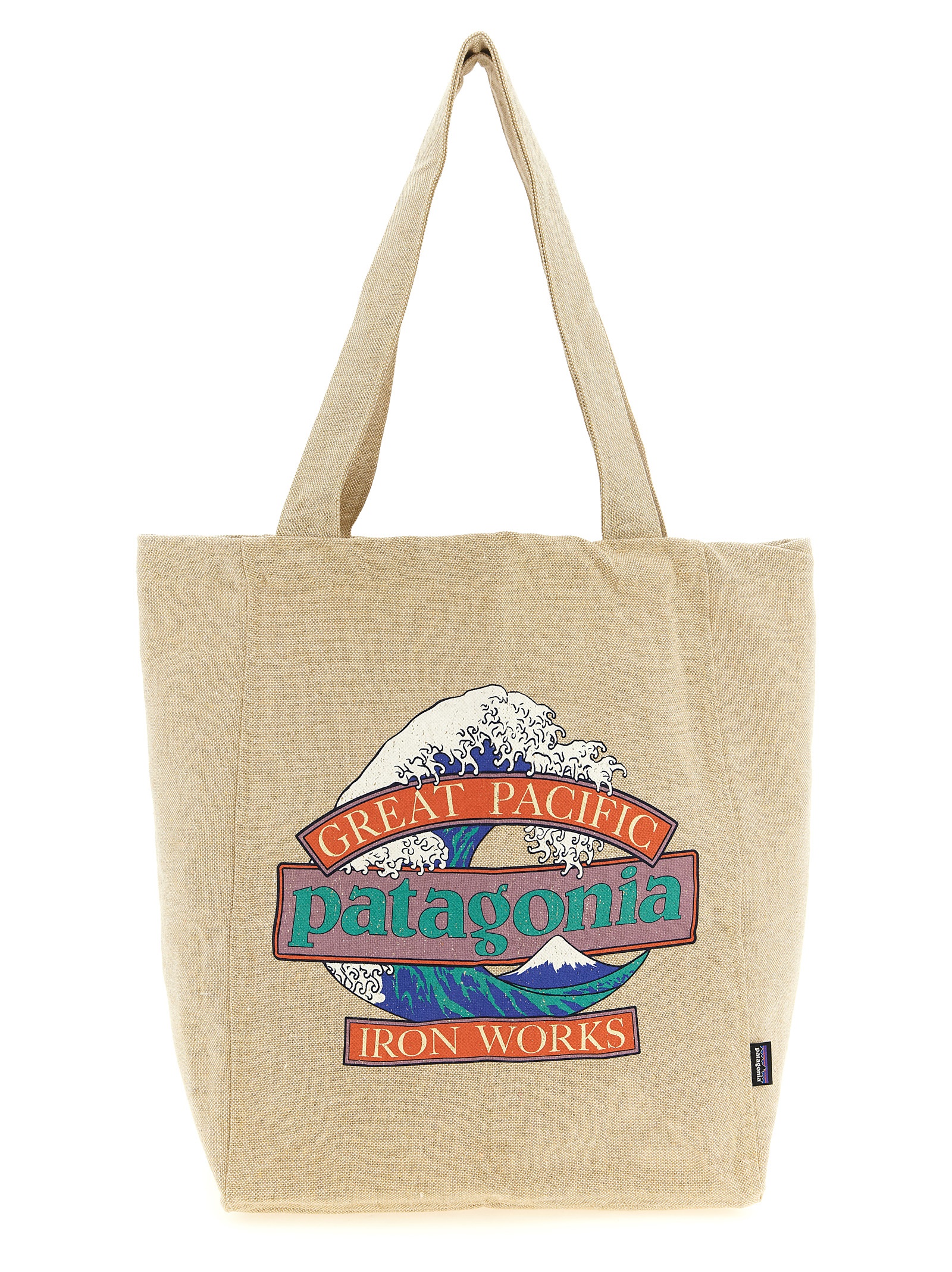 Beige Cotton Tote Bag