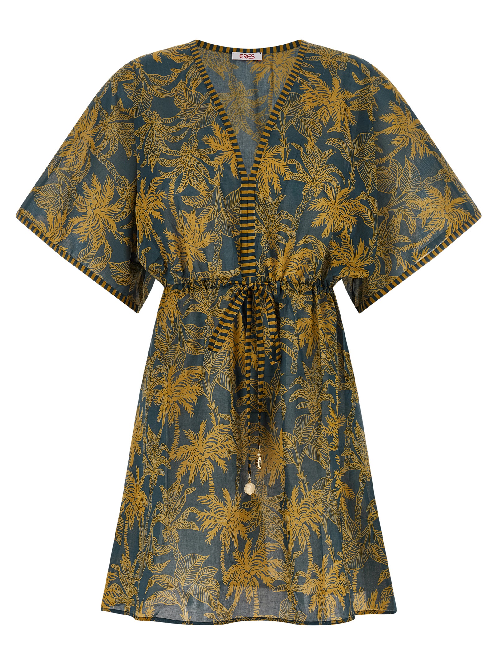 Multicolor Cotton Casual Dress